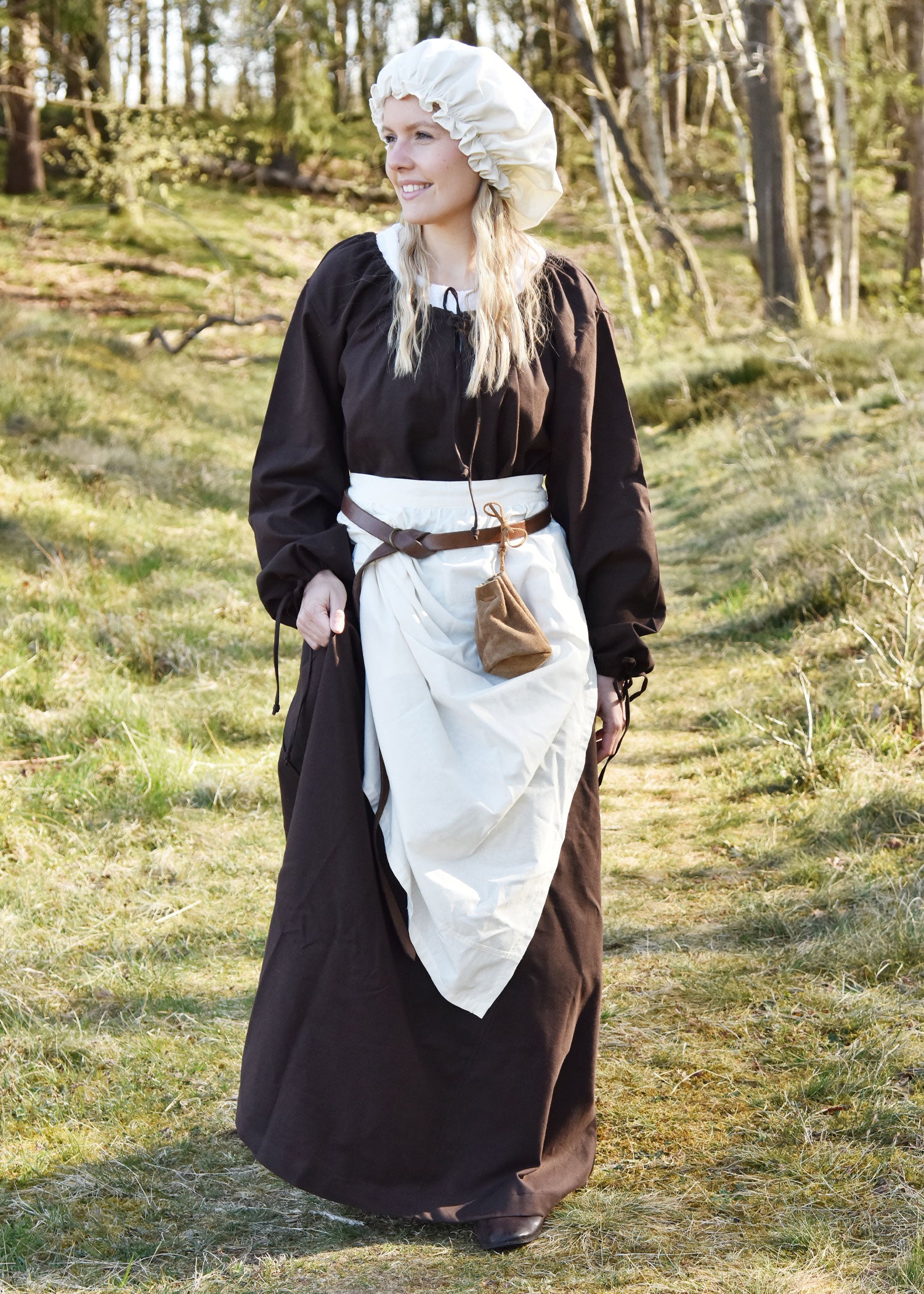 Imagen única de: Vestido Medieval, Vestido Interior Ana, Marrón