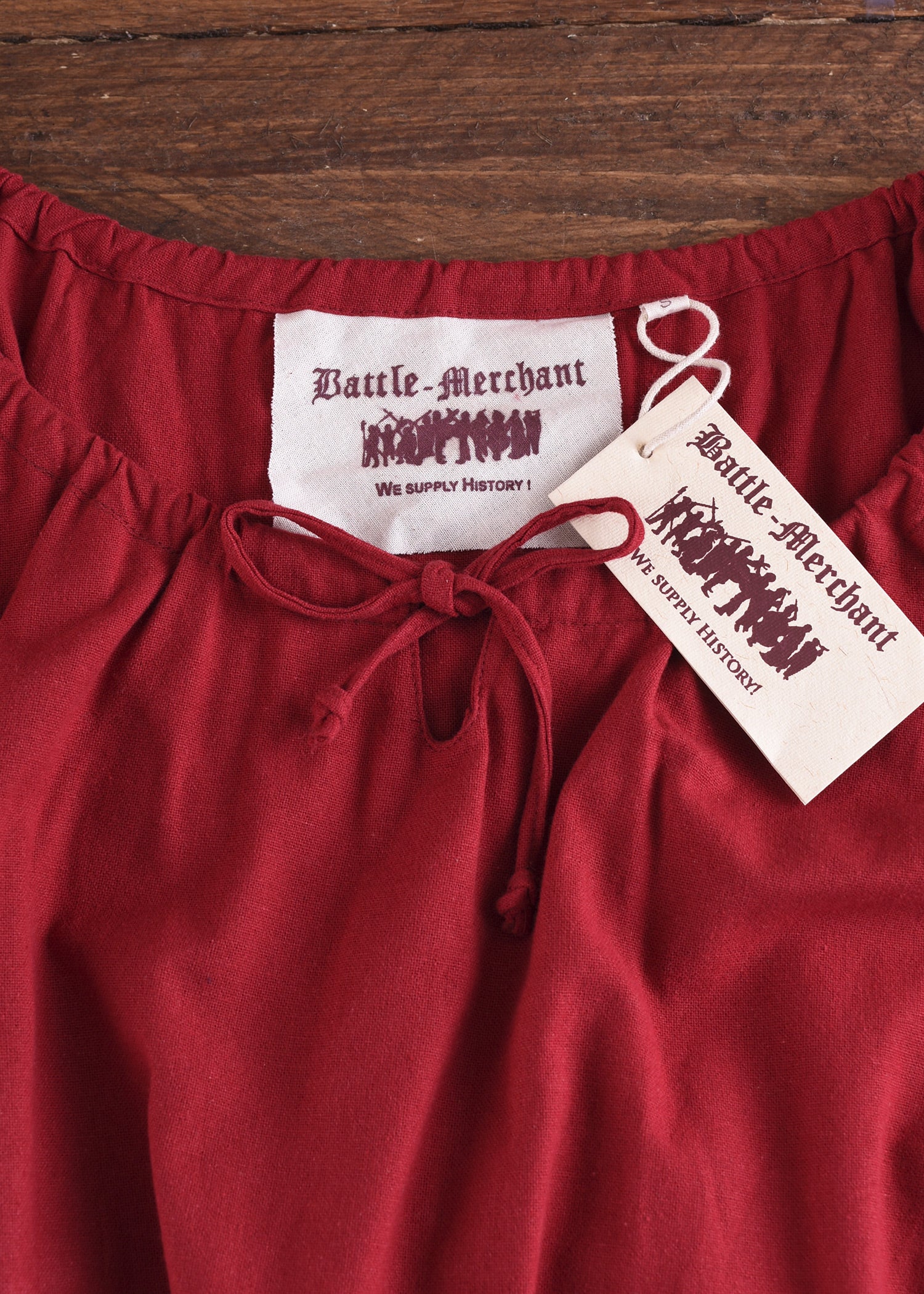 Imagen única de: Vestido Medieval, Vestido Interior Ana, Rojo.