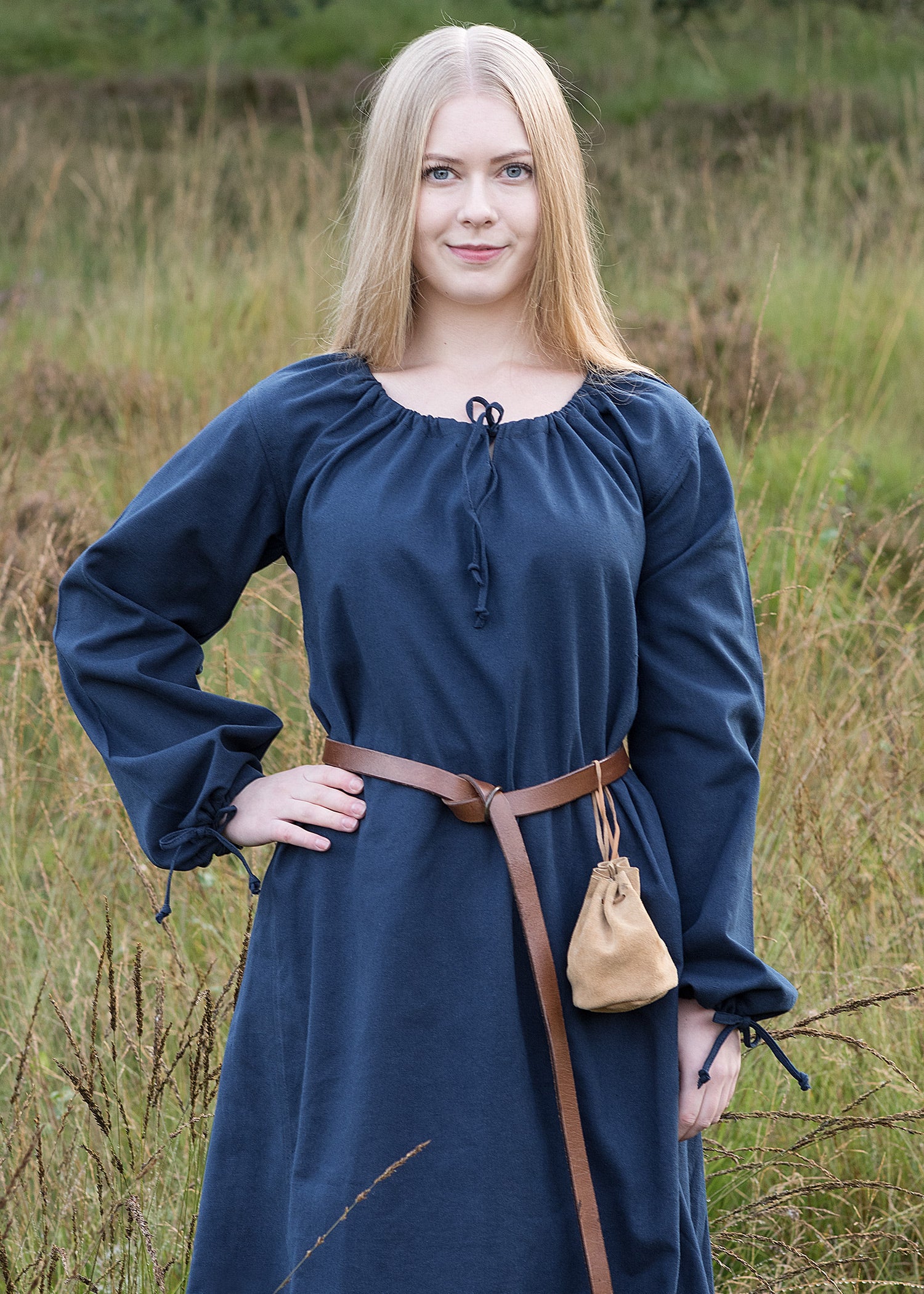 Imagen única de: Vestido Medieval, Vestido Interior Ana, Azul