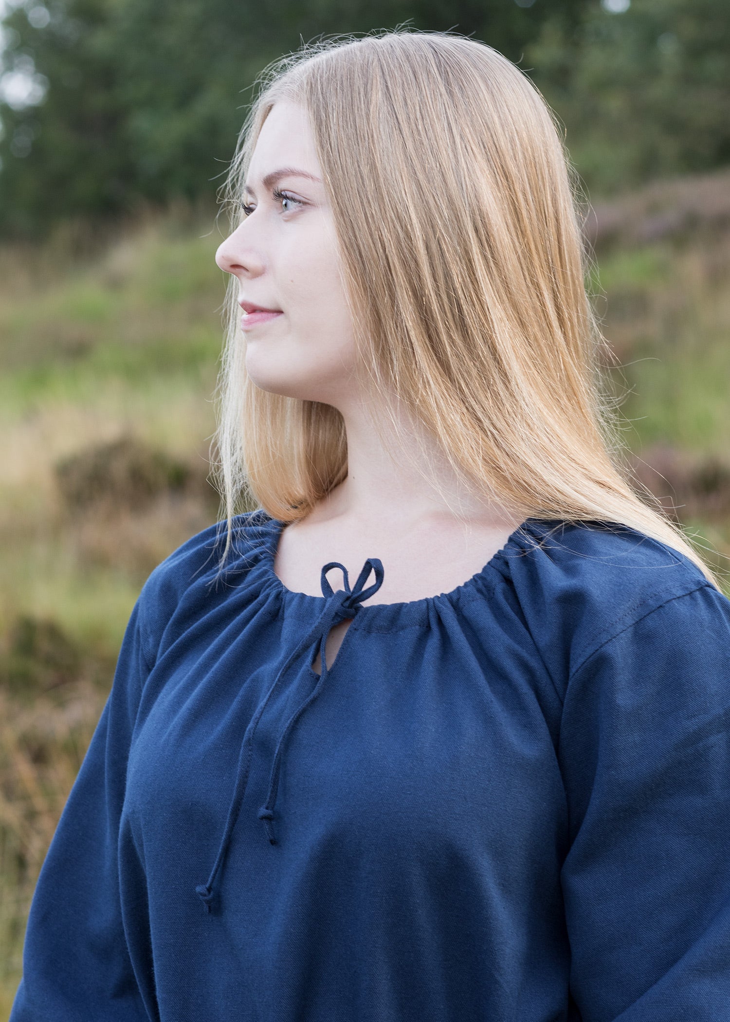 Imagen única de: Vestido Medieval, Vestido Interior Ana, Azul