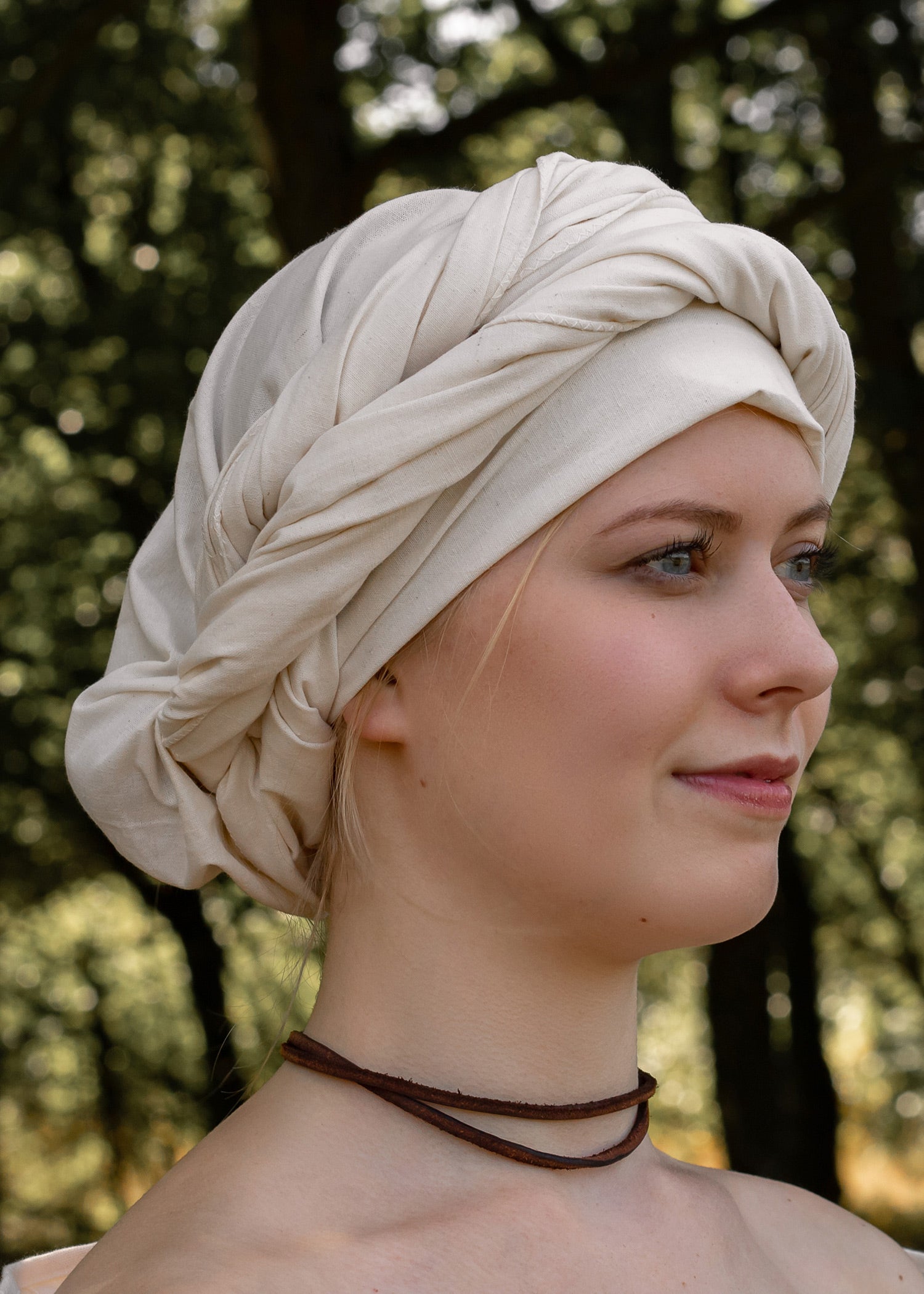 Imagen única de: Banderín Medieval, Pañuelo En La Cabeza, Natural