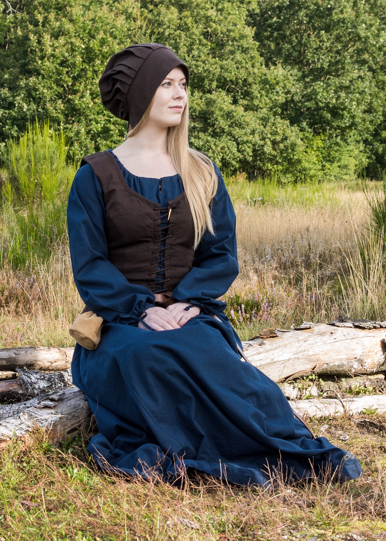 Imagen única de: Corsé Medieval Tilda, Marrón