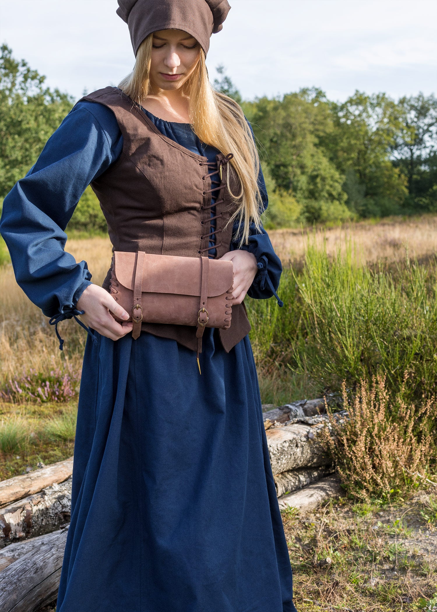 Imagen única de: Corsé Medieval Tilda, Marrón