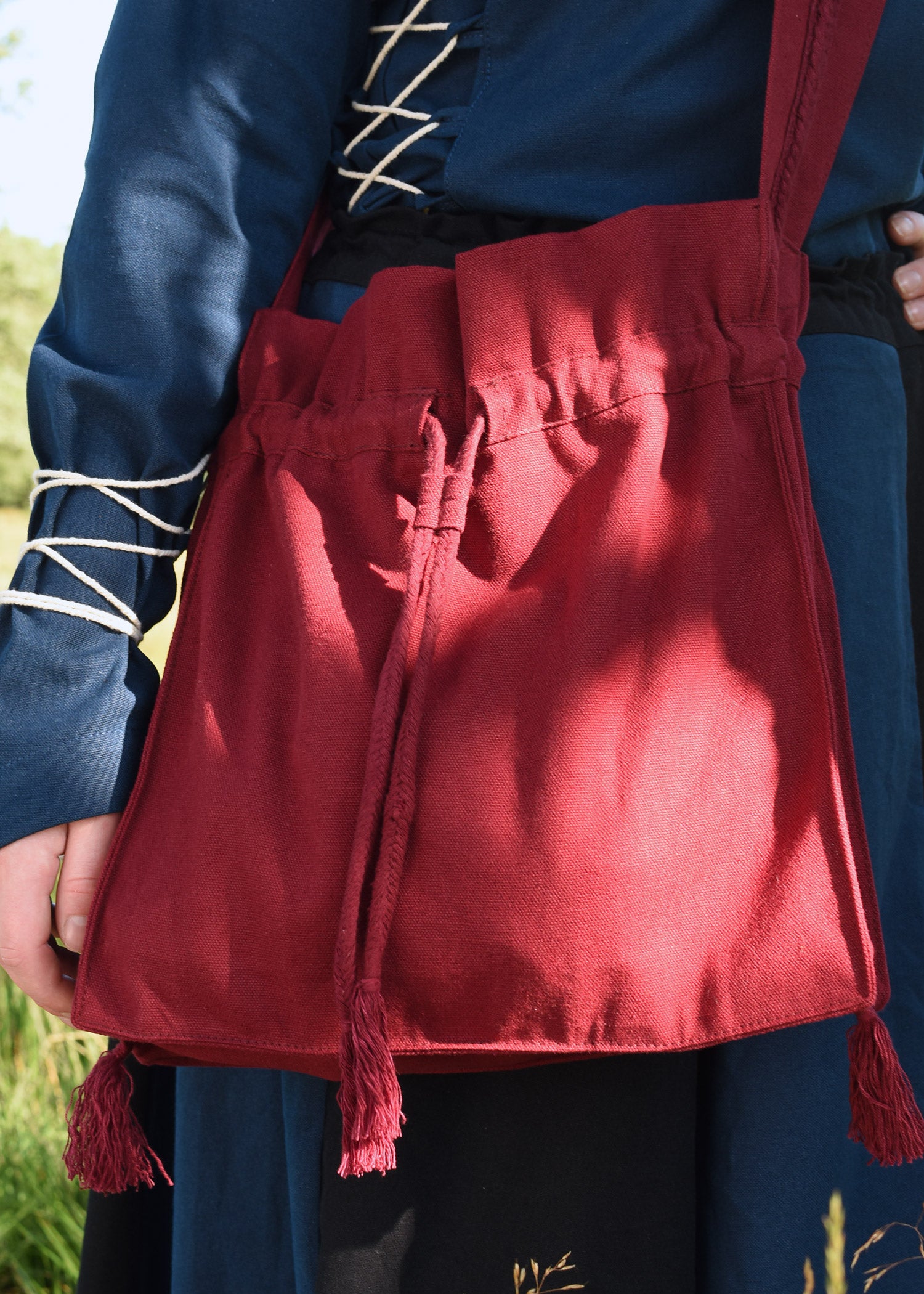 Imagen única de: Bolsa De Peregrino Medieval, Diferentes Colores.