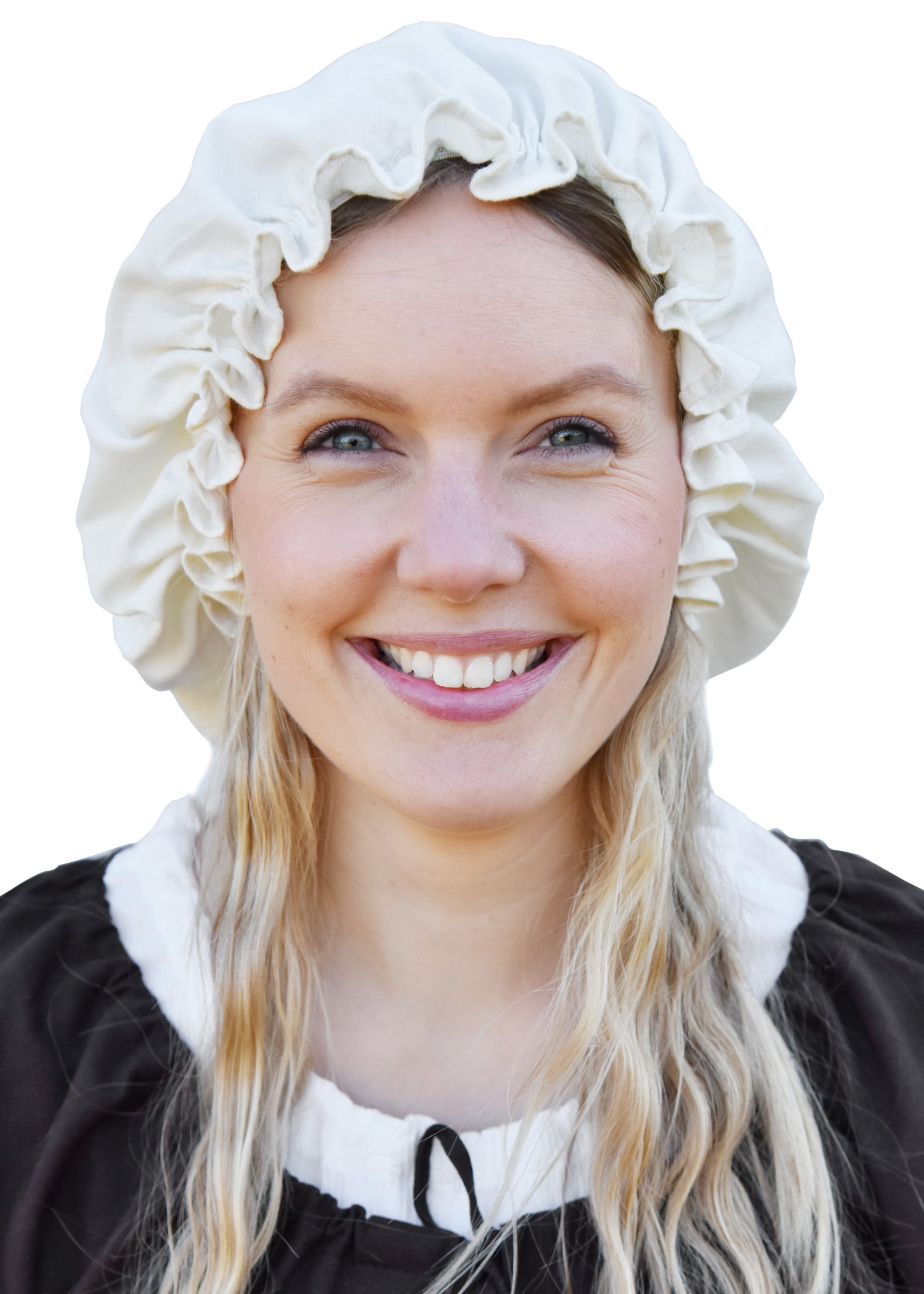 Imagen única de: Capucha Medieval Para Mujer, Natural.
