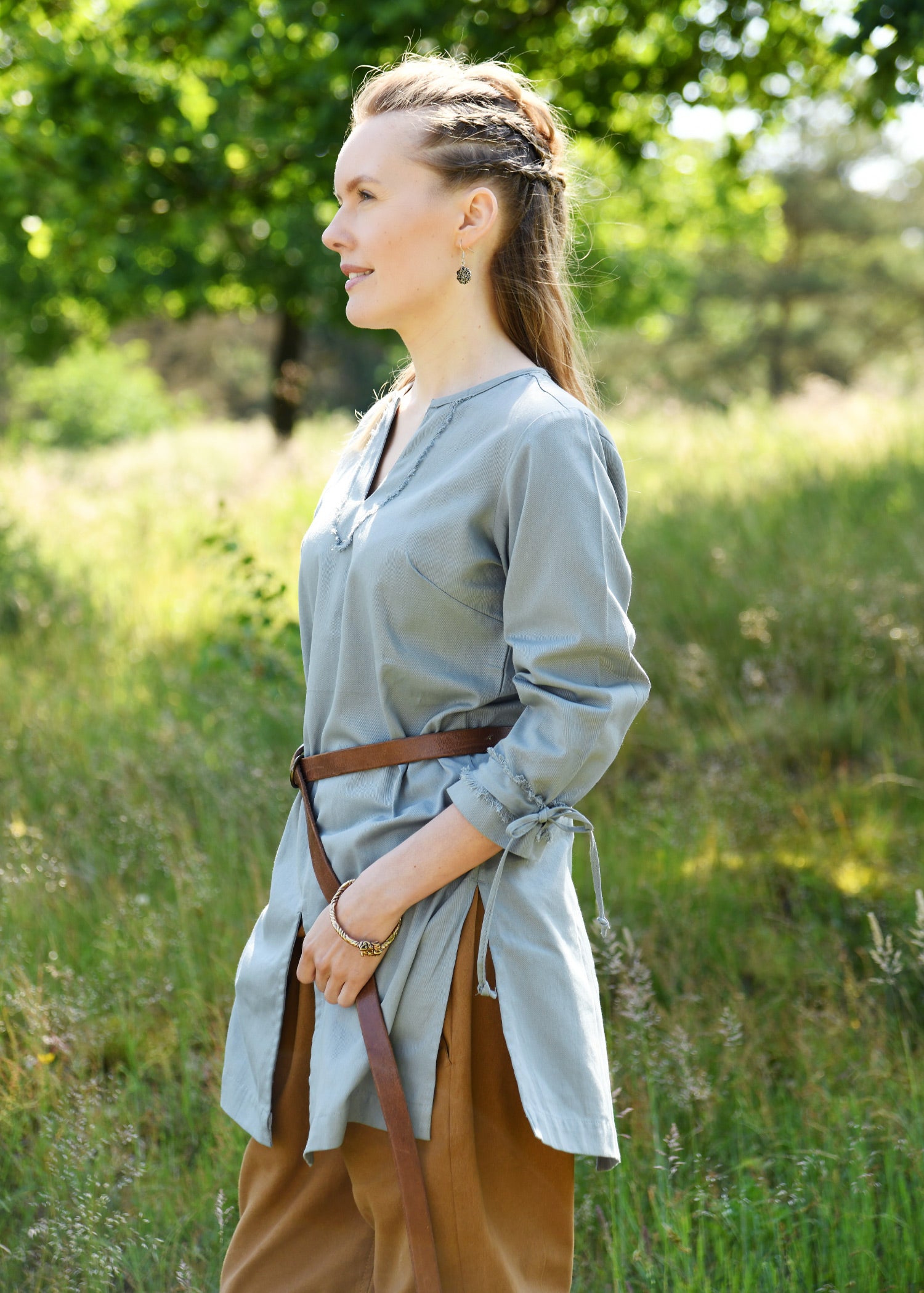 Imagen única de: Túnica De Mujer Ylva, Azul-gris