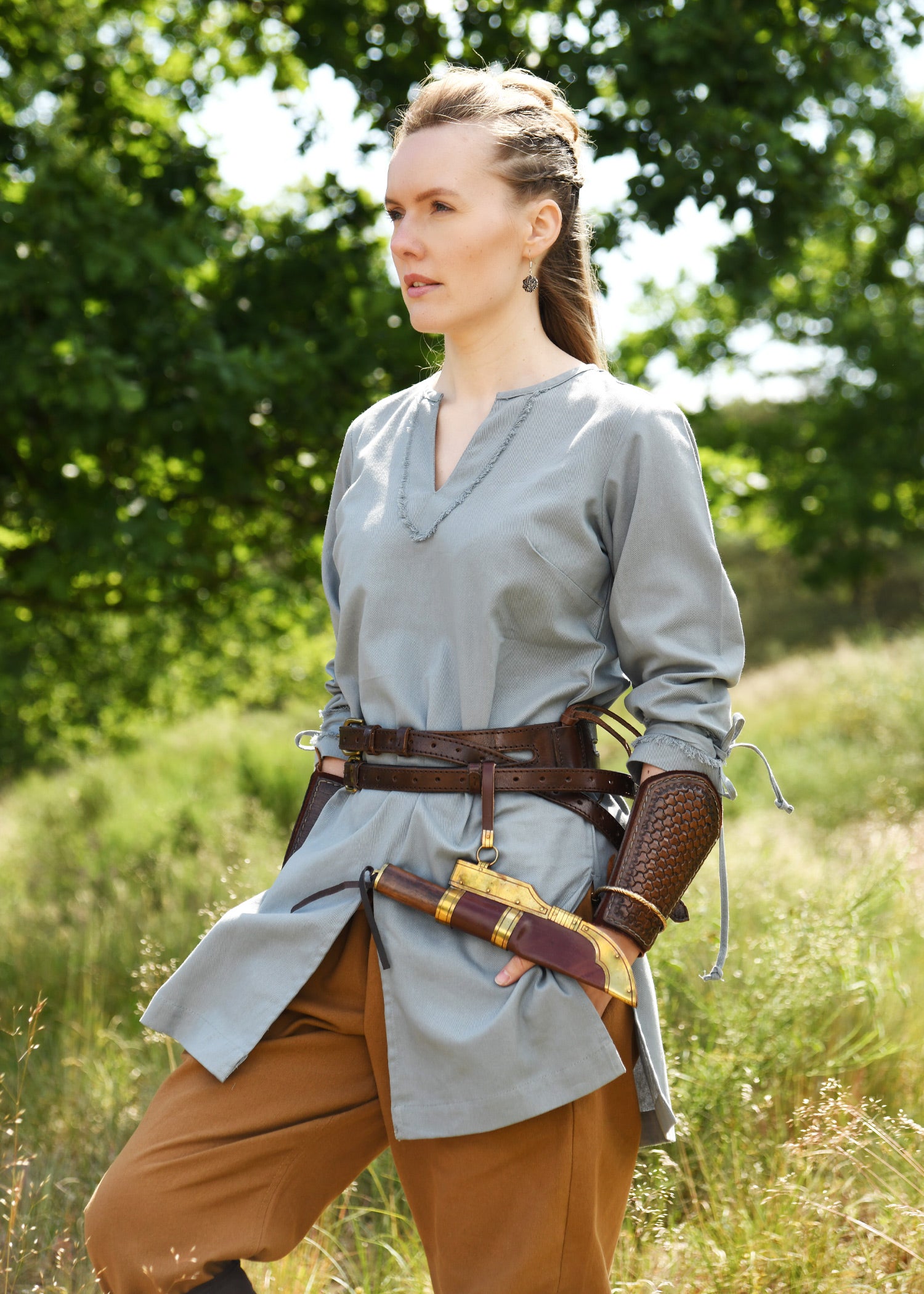 Imagen única de: Túnica De Mujer Ylva, Azul-gris