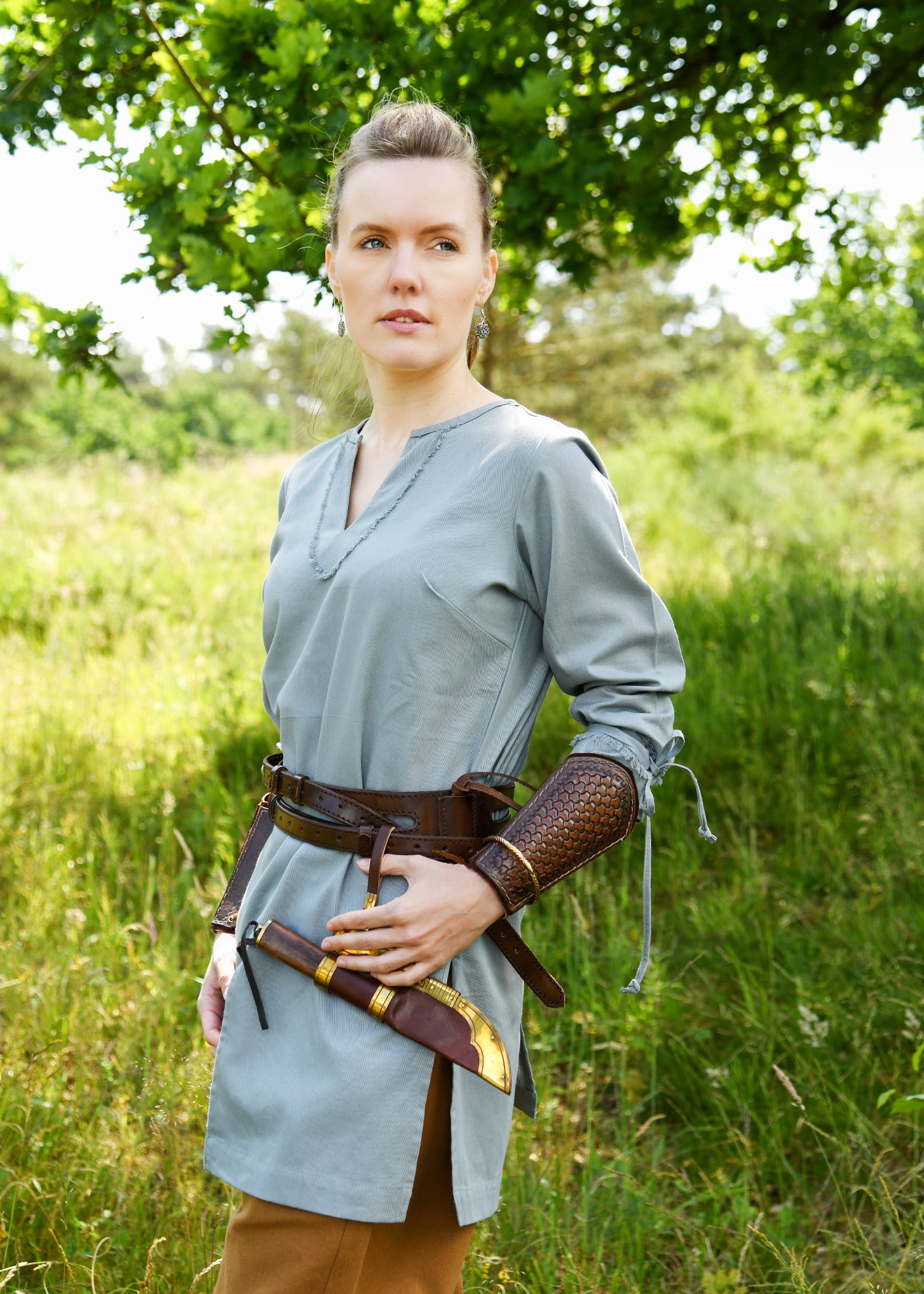 Imagen única de: Túnica De Mujer Ylva, Azul-gris