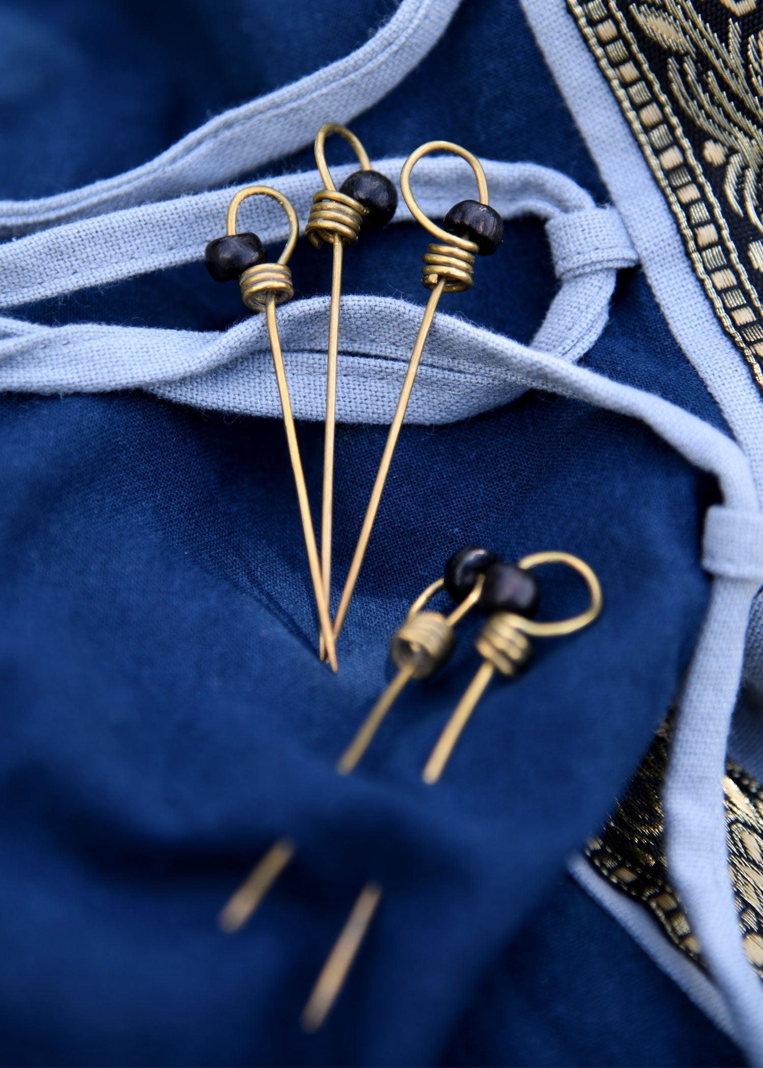 Imagen única de: Agujas Para Regalar Con Perla, Juego De 5