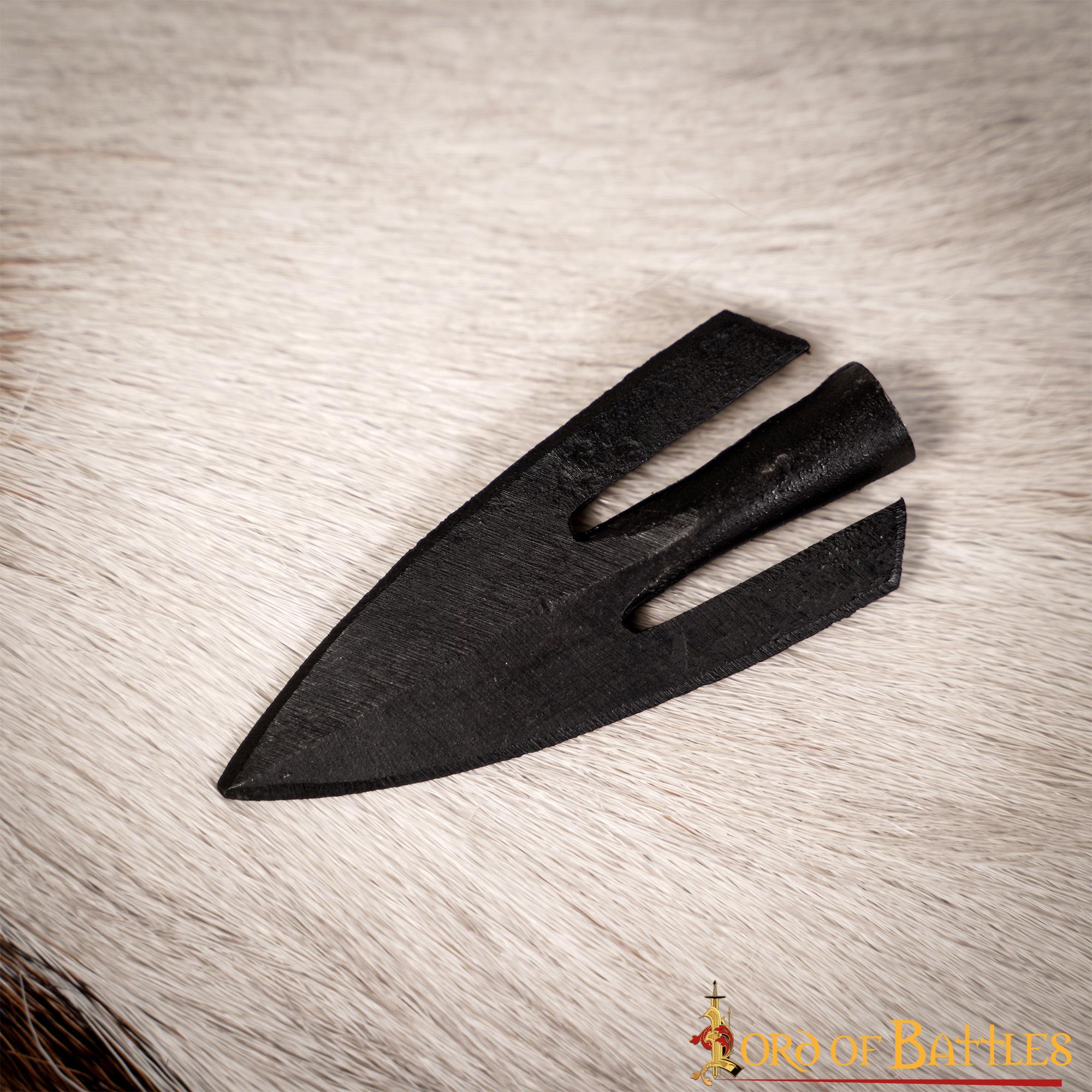 Imagen única de: Punta de Flecha Medieval de Cola de Golondrina Forjada a Mano en Hierro