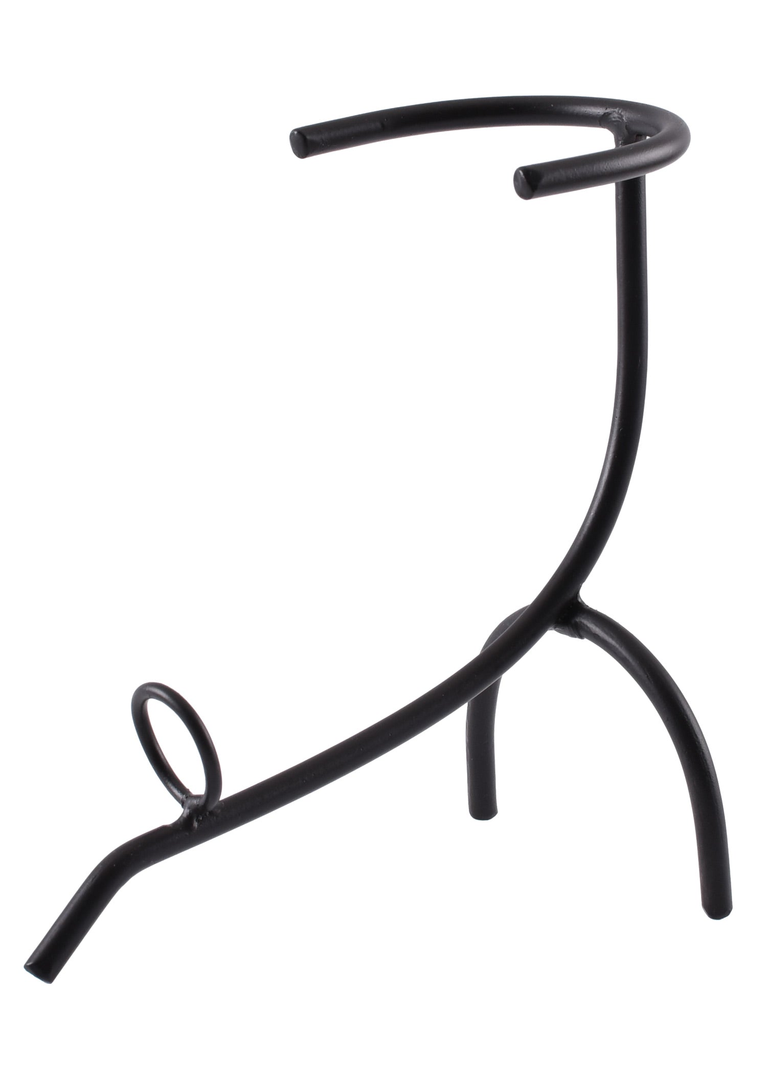 Imagen única de: Soporte Para Cuerno Para Beber, Lacado En Negro, Pequeño