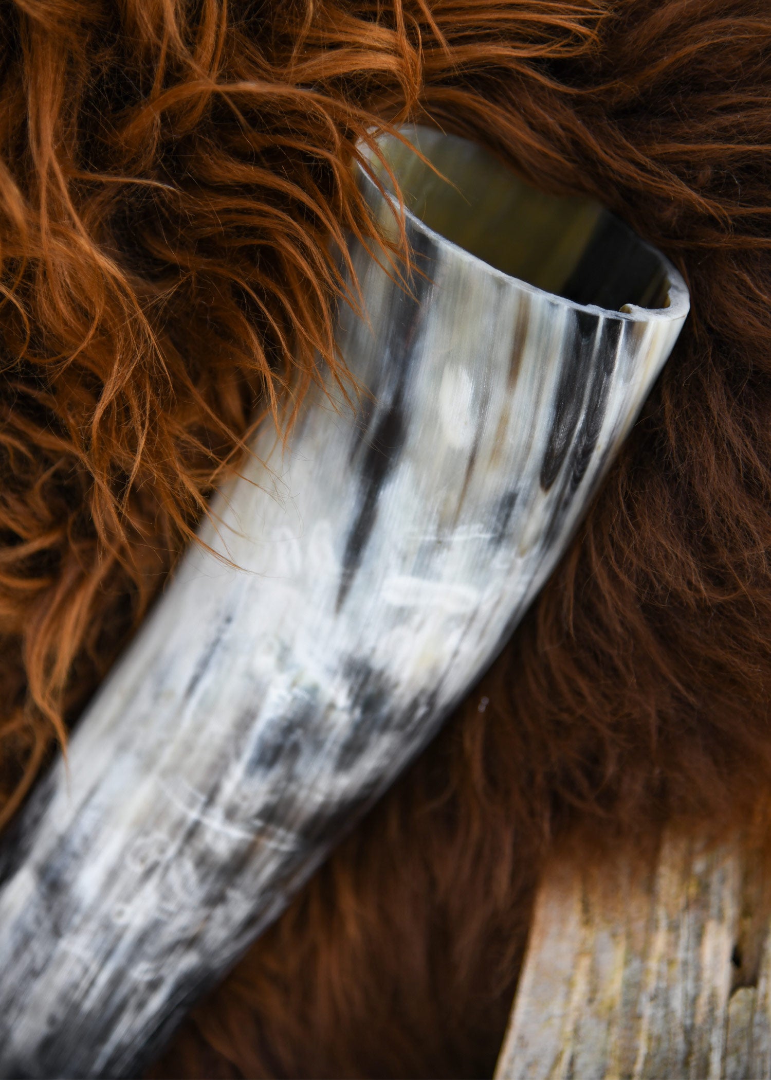 Cuerno Para Beber, Aprox. 0,4 Litros - Tienda Medieval.