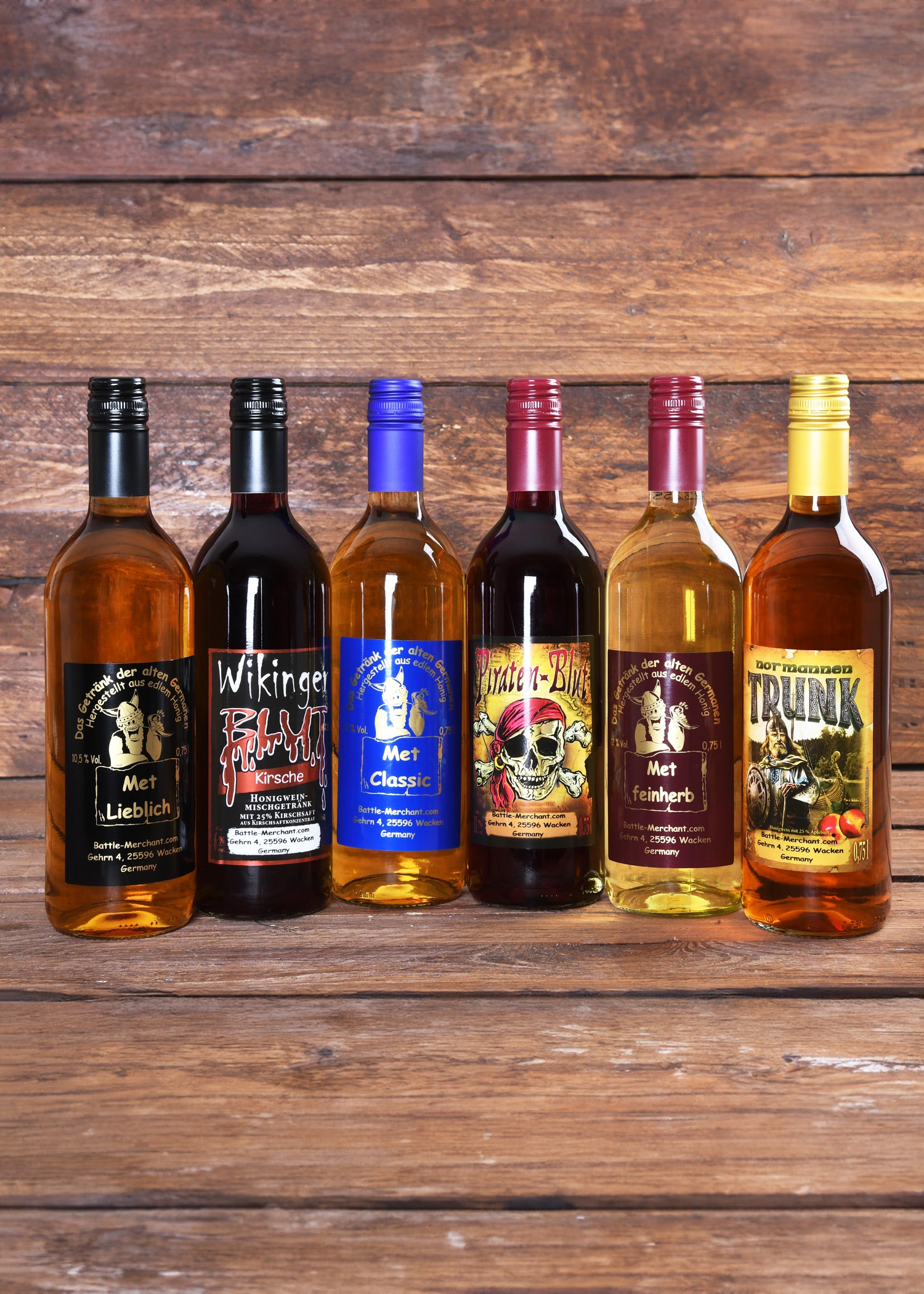 Imagen única de: Paquete Degustación De Hidromiel: 6 Botellas De Hidromiel