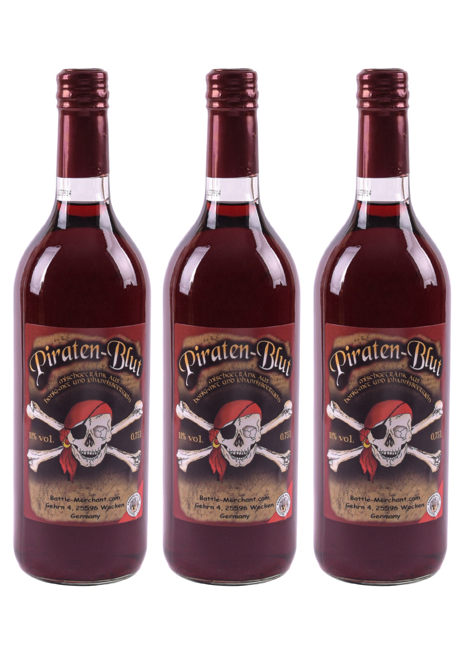 Imagen única de: Sangre De Pirata, Hidromiel Con Vino De Grosella, 11% Vol.