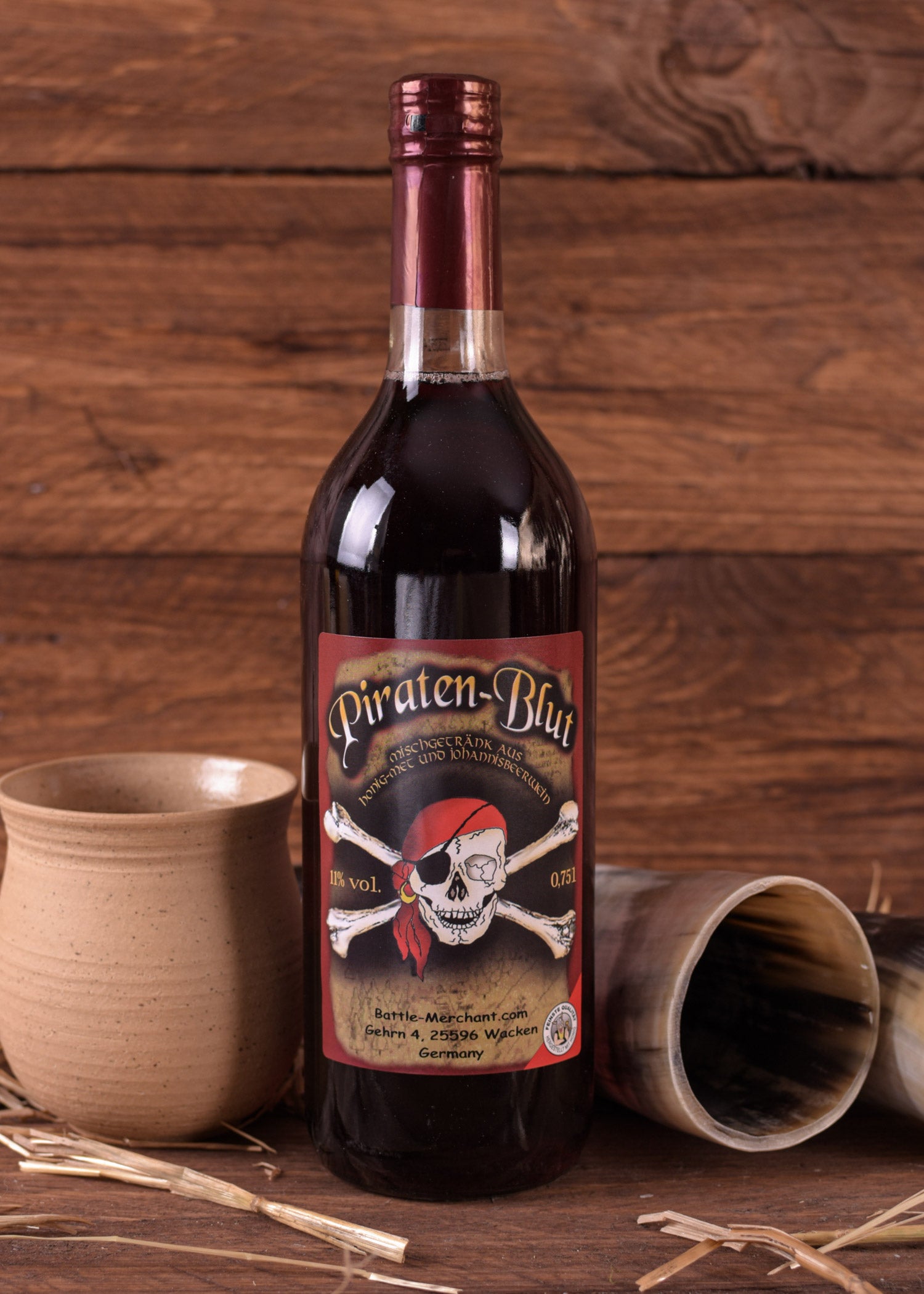 Imagen única de: Sangre De Pirata, Hidromiel Con Vino De Grosella, 11% Vol.