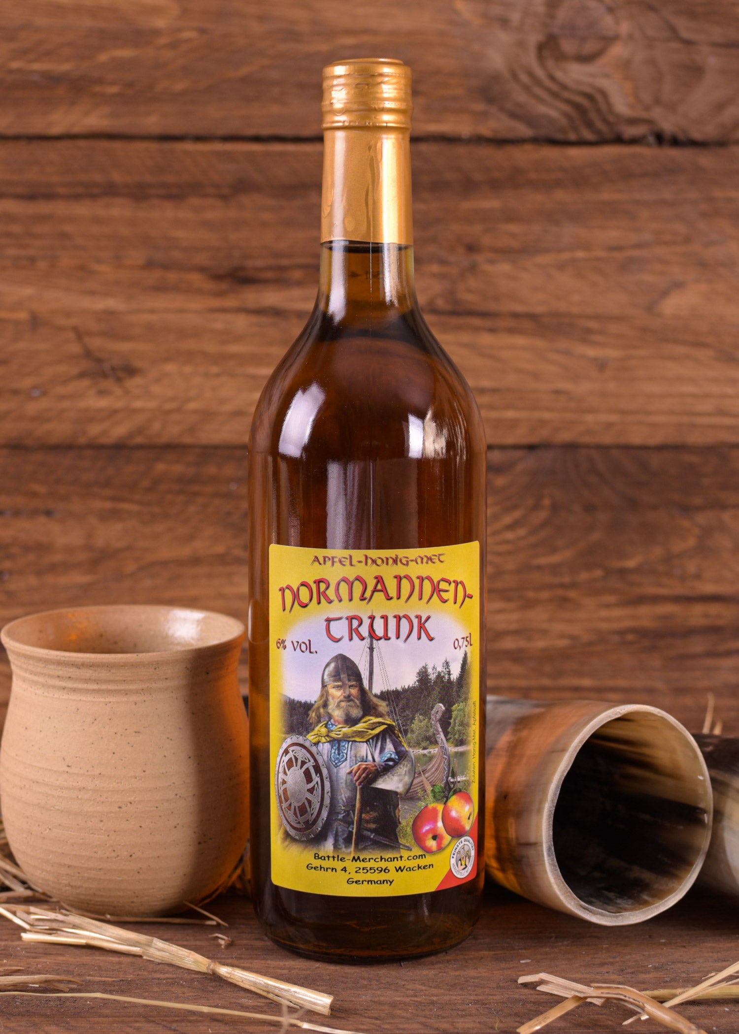 Imagen única de: Bebida Normanda, Hidromiel De Manzana, Botella.