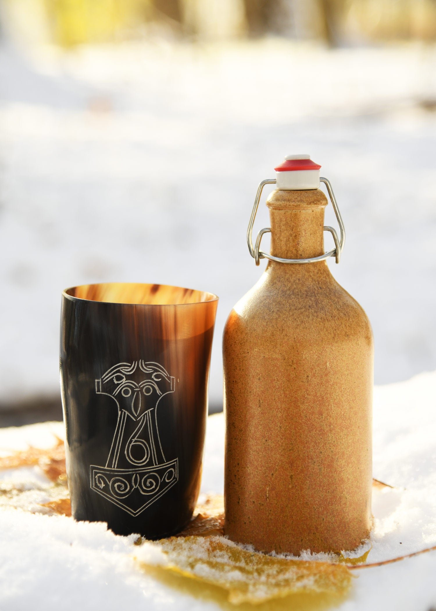 Imagen única de: Taza De Cuerno - Mjölnir