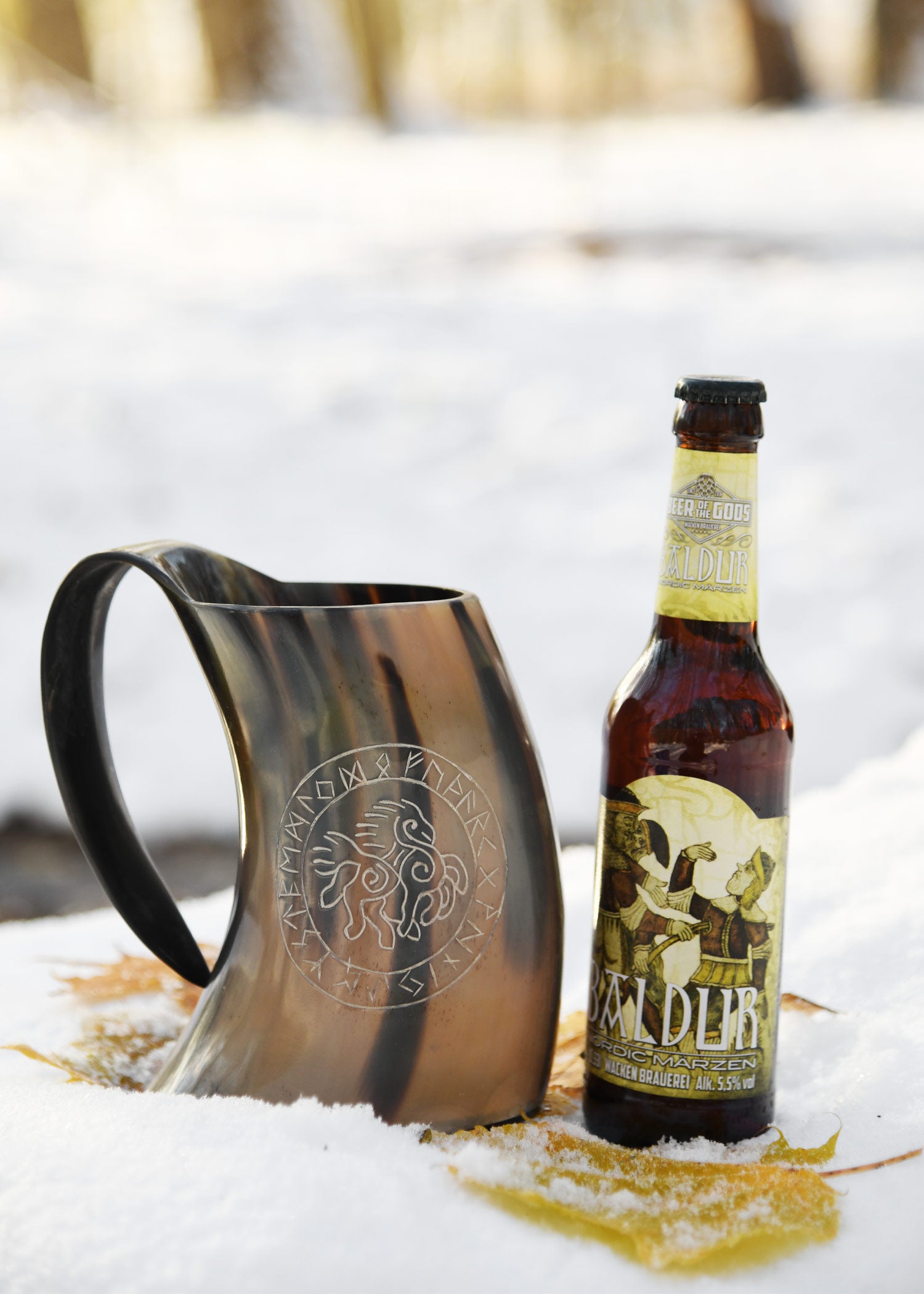 Imagen única de: Jarra De Cerveza De Cuerno - Sleipnir