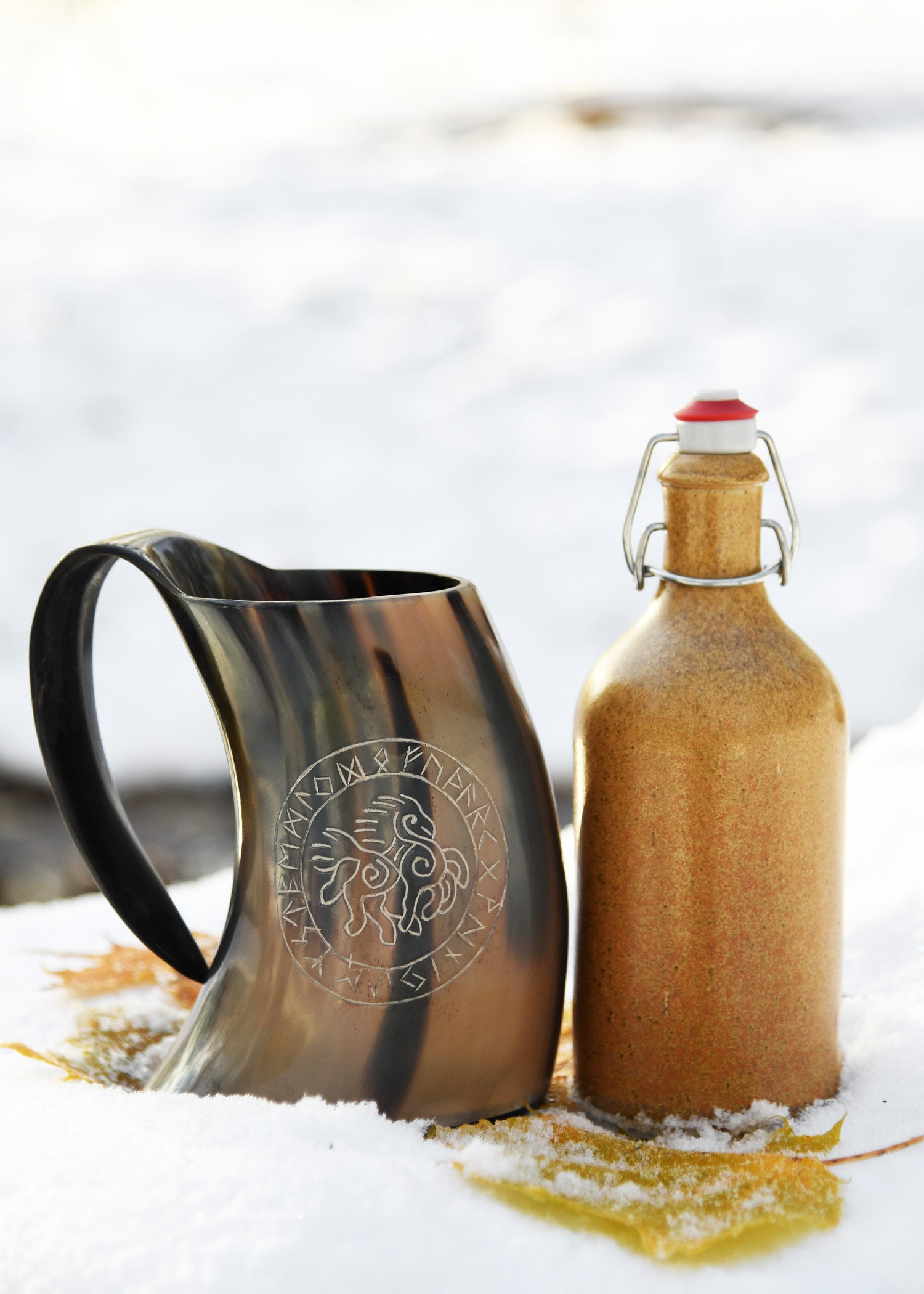 Imagen única de: Jarra De Cerveza De Cuerno - Sleipnir