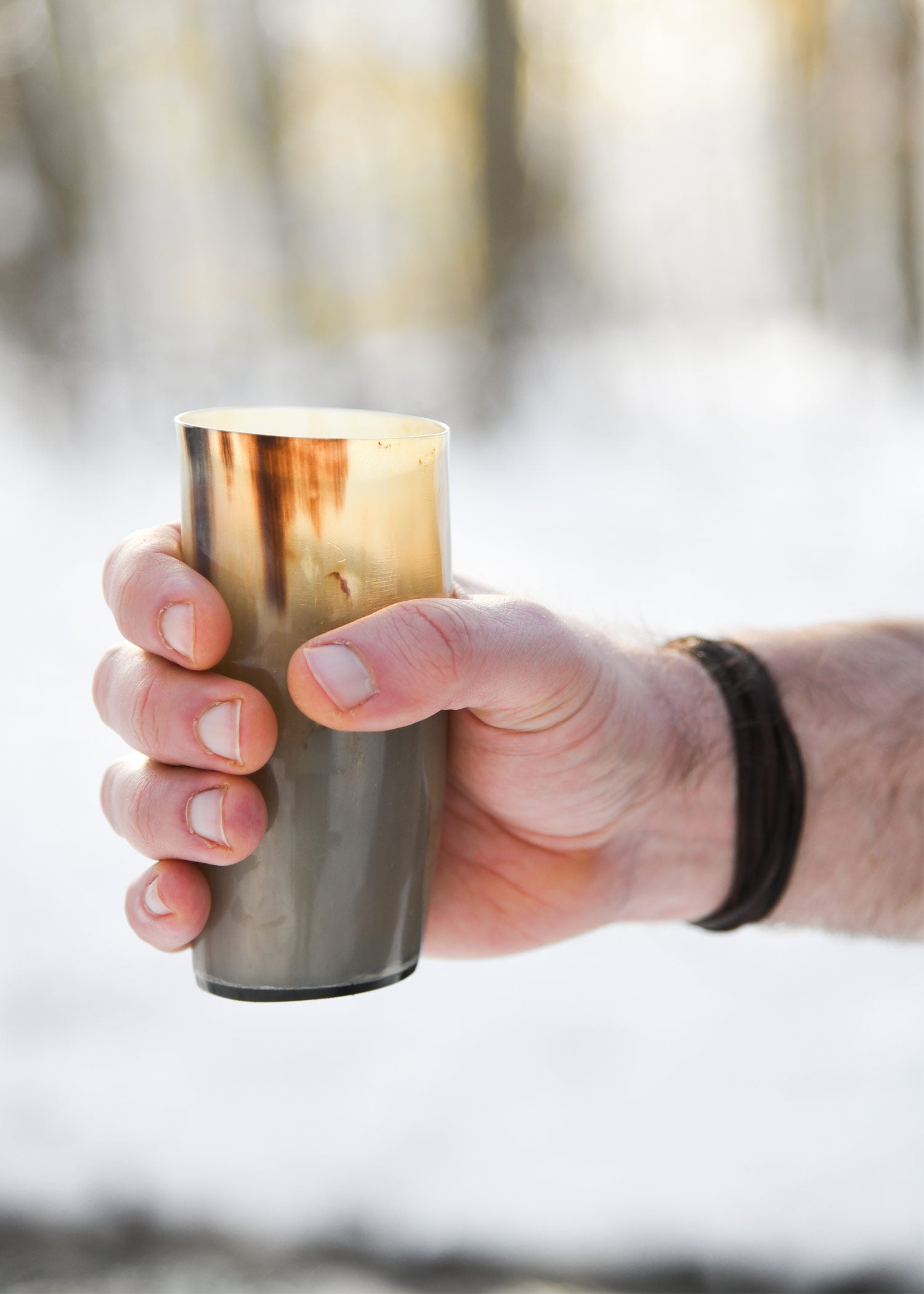 Imagen única de: Vaso De Cuerno Sin Asa (Aprox. 200 Ml)