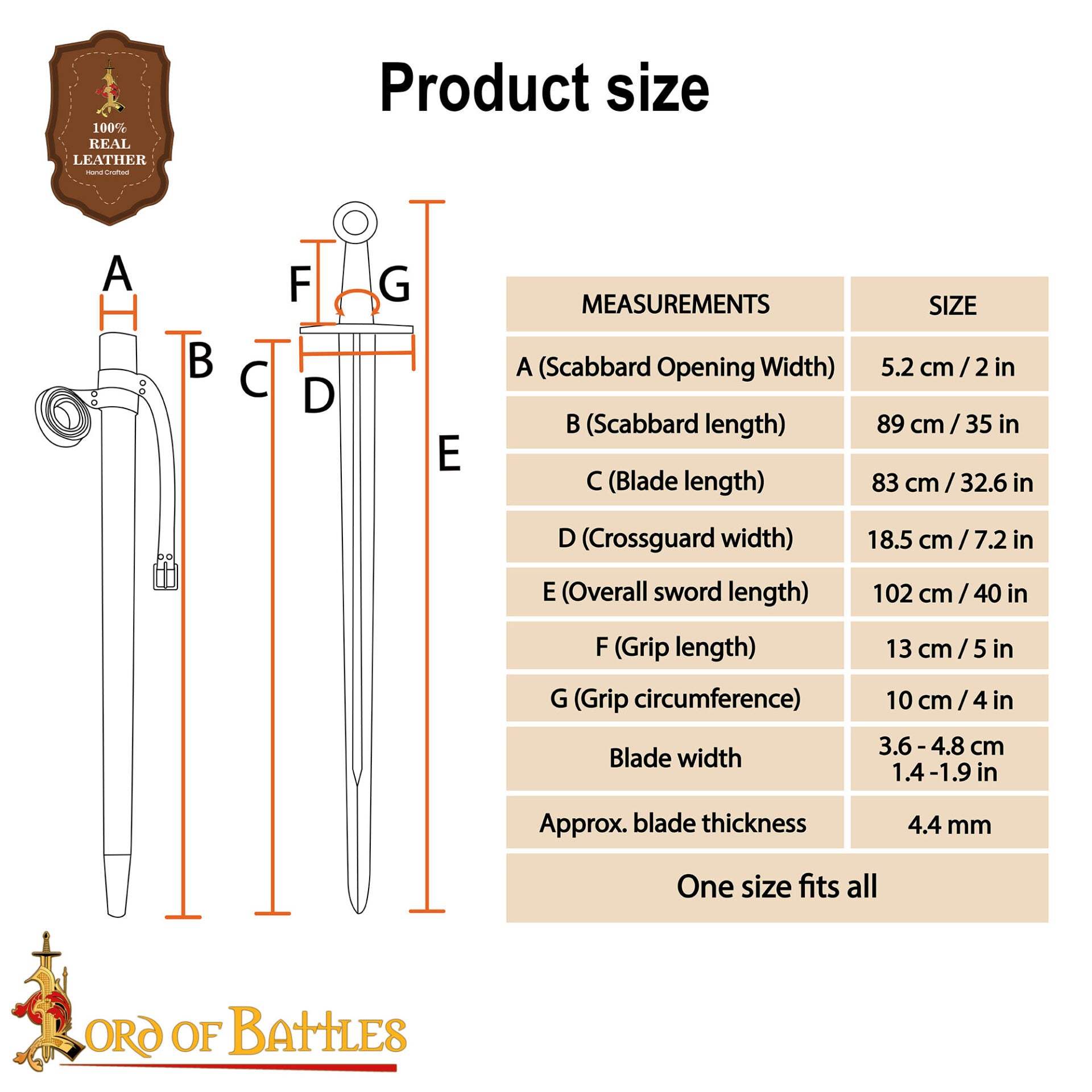 Imagen única de: Espada Medieval Normanda Forjada a Mano Tradicionalmente con Pomo de Rueda - Hoja Funcional con Vaina de Cuero