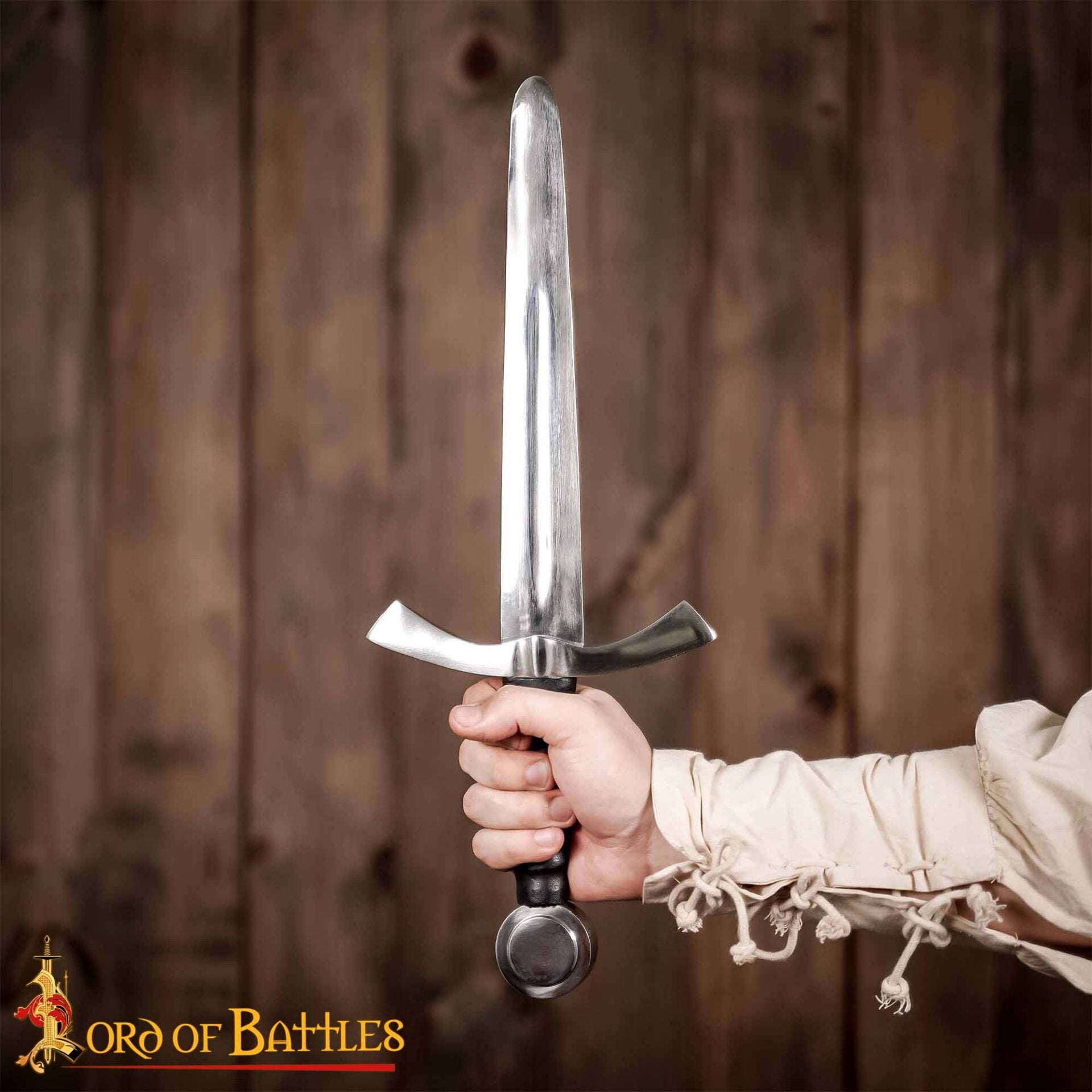 Imagen única de: Daga Histórica Medieval con Vaina - Acero Decorativo Coleccionable