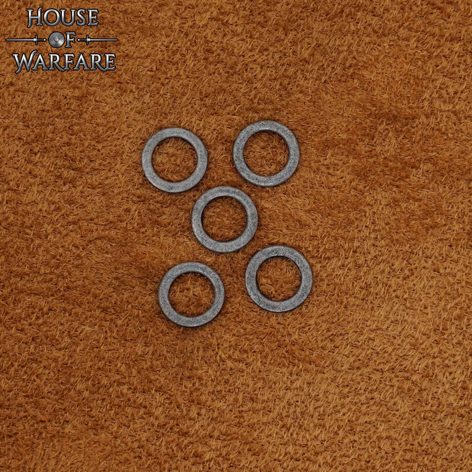 Imagen única de: Juego de Anillas Sueltas para Correo - Anillas Planas Macizas, Diámetro Interior de 6 Mm, Acero Calibre 18