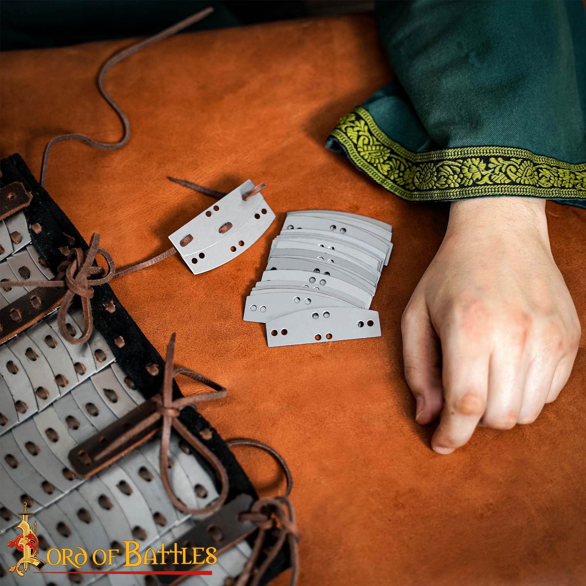 Imagen única de: Placas Lamelares de Acero Inoxidable Tipo 1 - Juego de 100 Unidades - 7x2 Cm