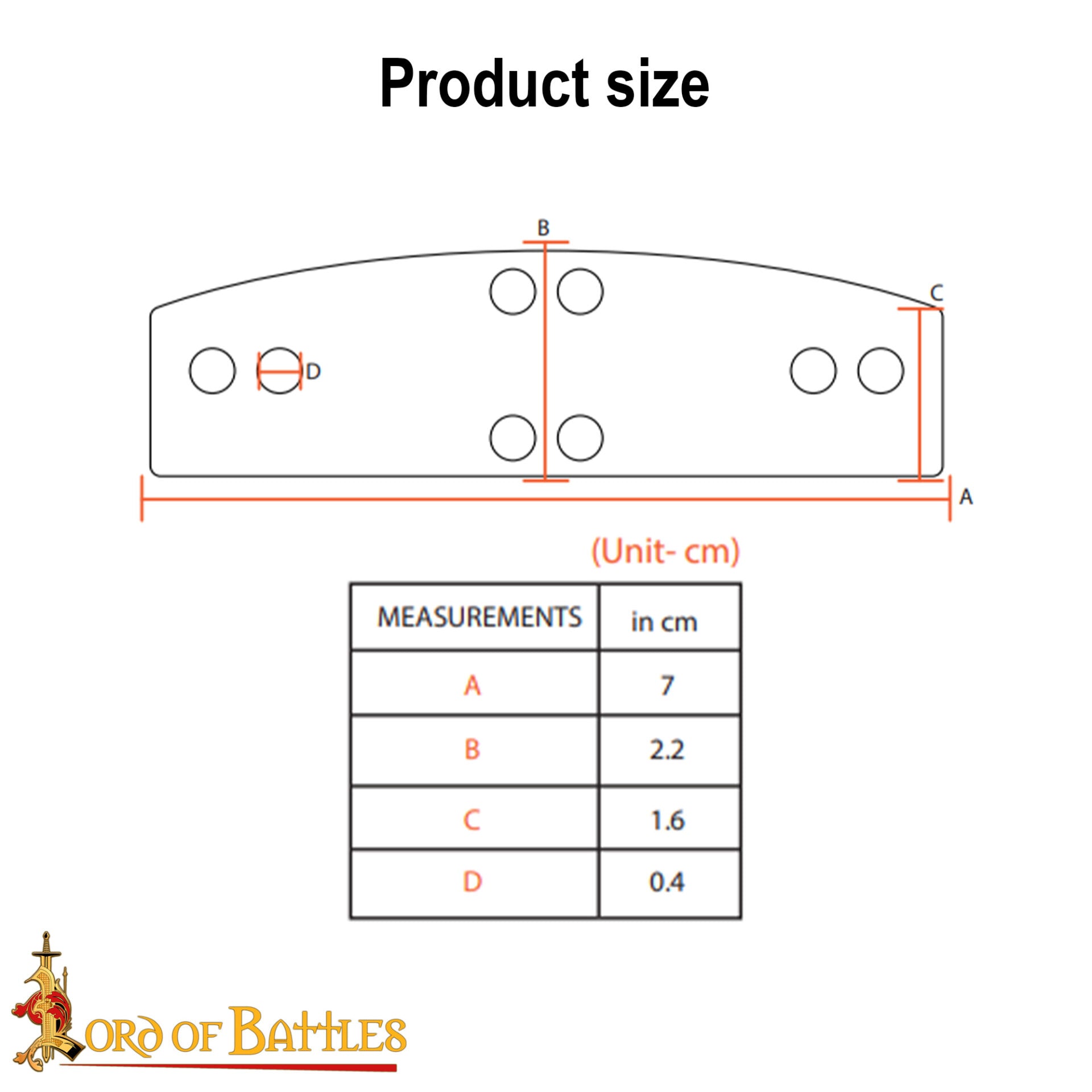 Imagen única de: Placas Lamelares de Acero Inoxidable Tipo 1 - Juego de 100 Unidades - 7x2 Cm