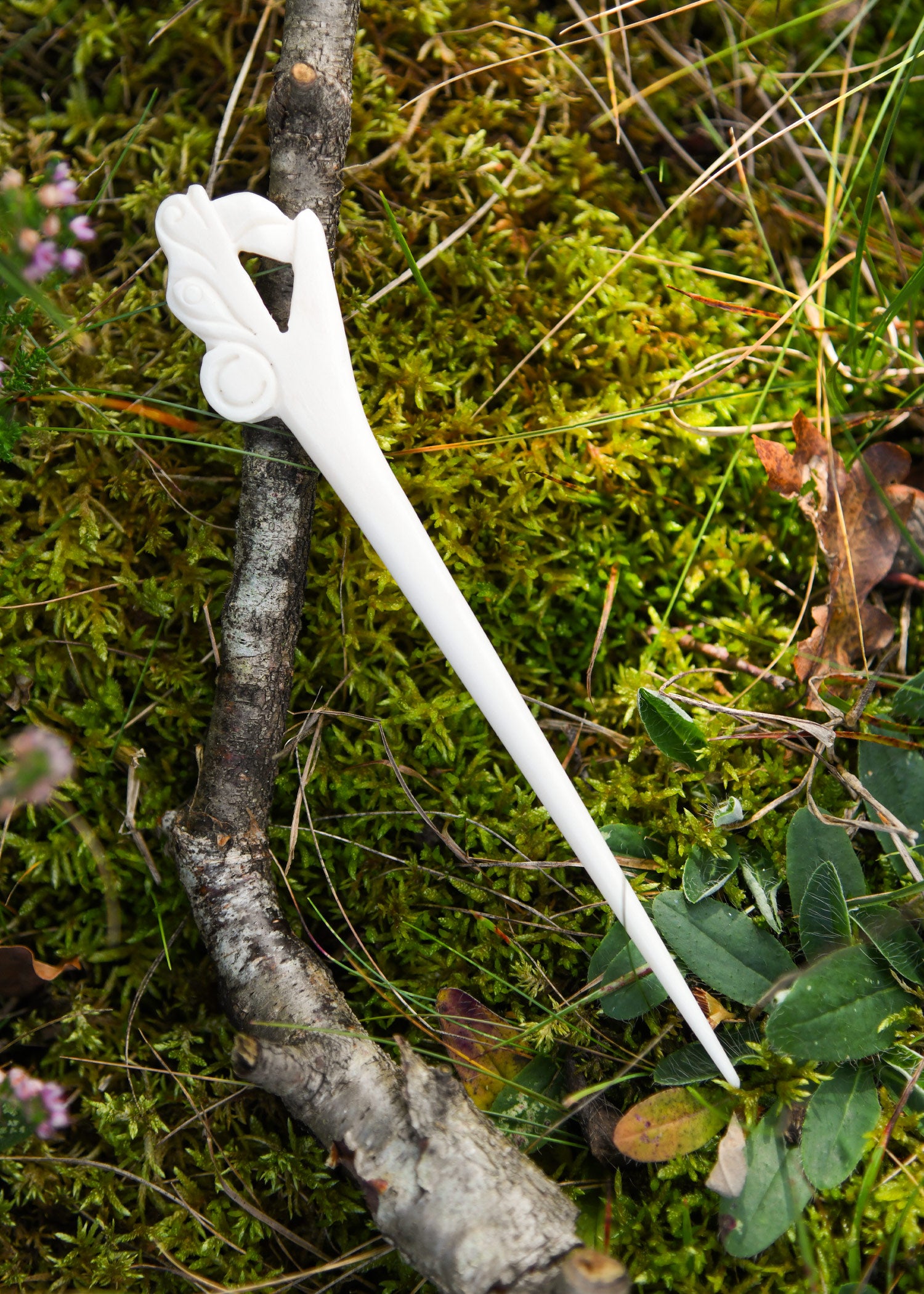 Imagen única de: Pasador De Hueso Vikingo De Haithabu, Pasador De Ropa, Horquilla