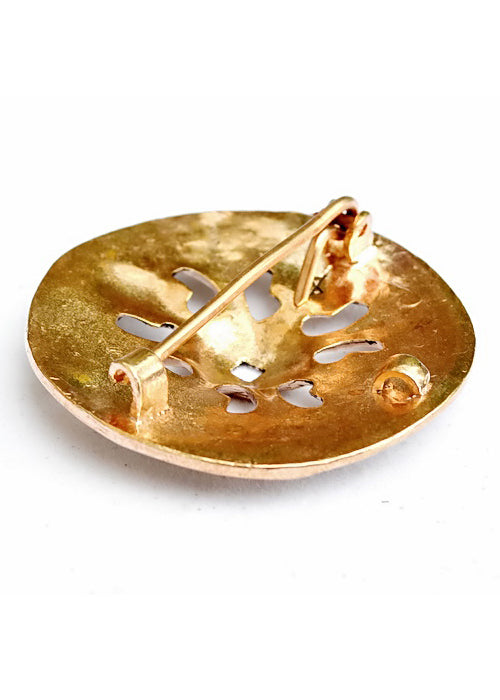 Imagen única de: Broche De Disco Vikingo Troendelag En Estilo Borre