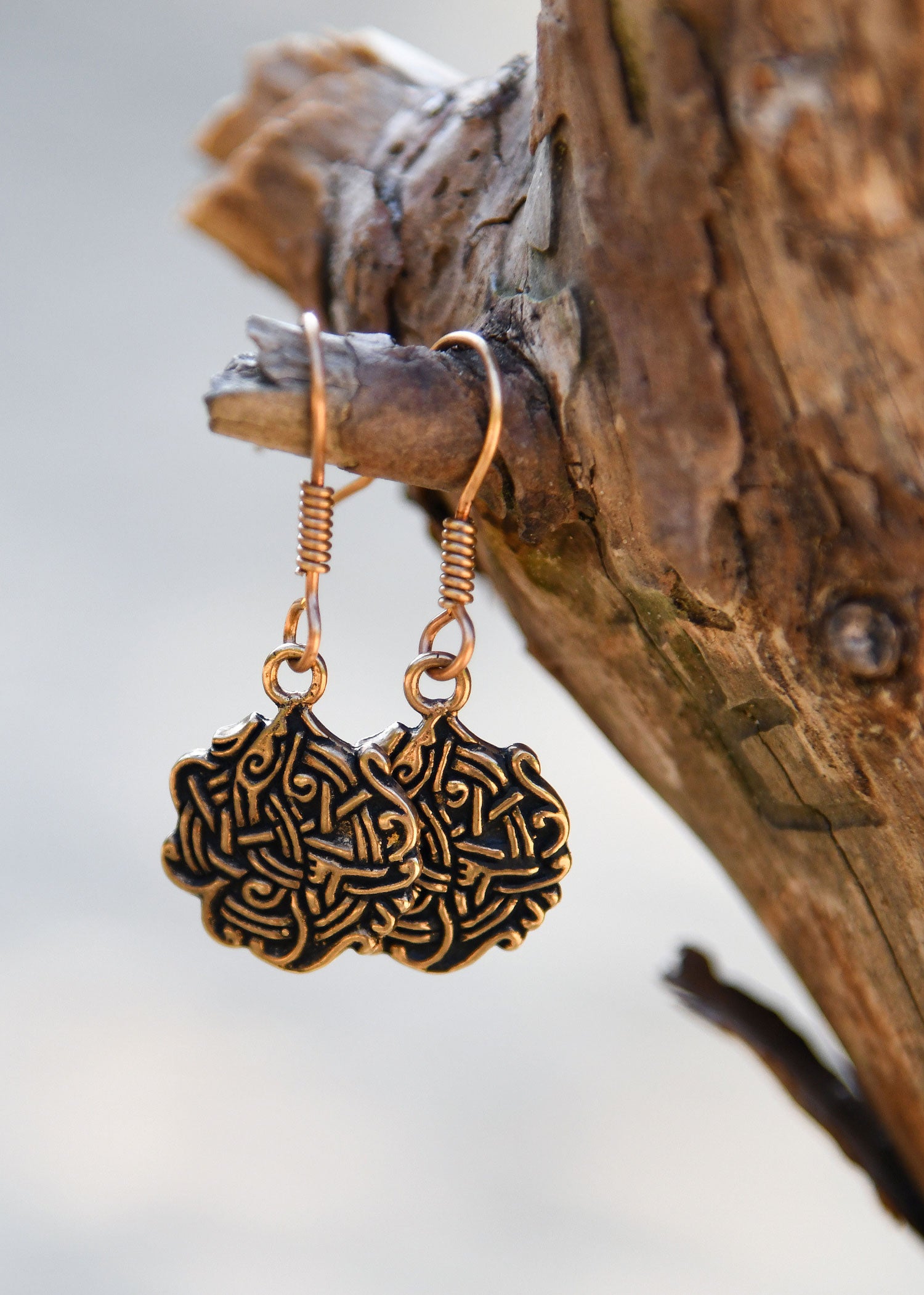 Imagen única de: Par De Pendientes De Nudo Vikingo