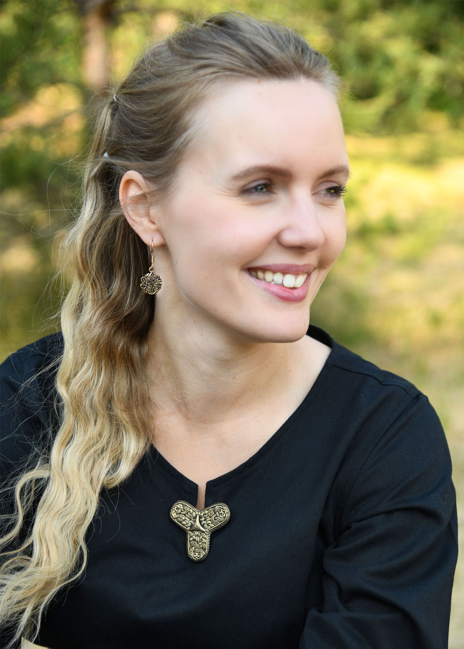 Imagen única de: Par De Pendientes De Nudo Vikingo