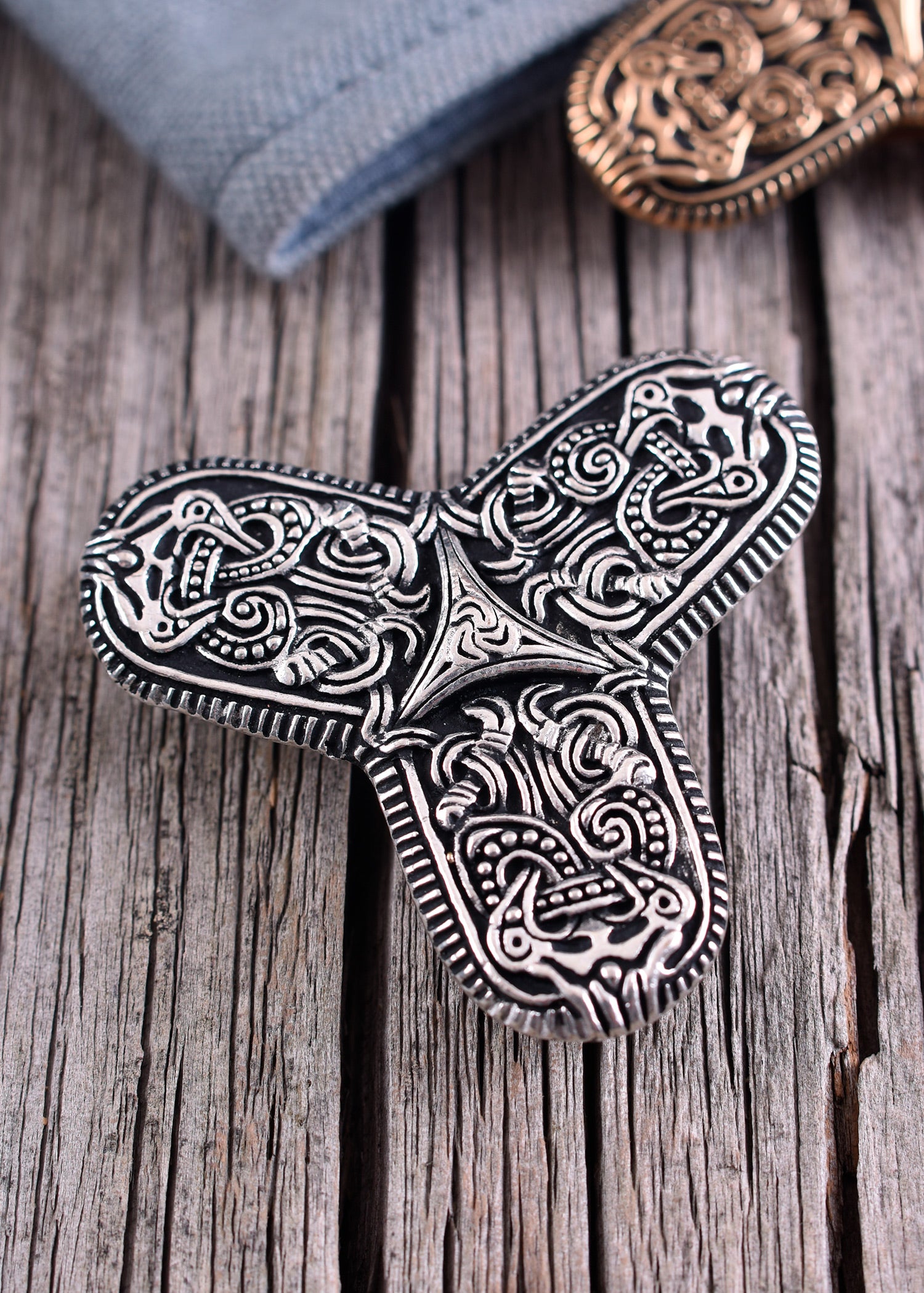 Imagen única de: Broche De Trébol Vikingo Tranby