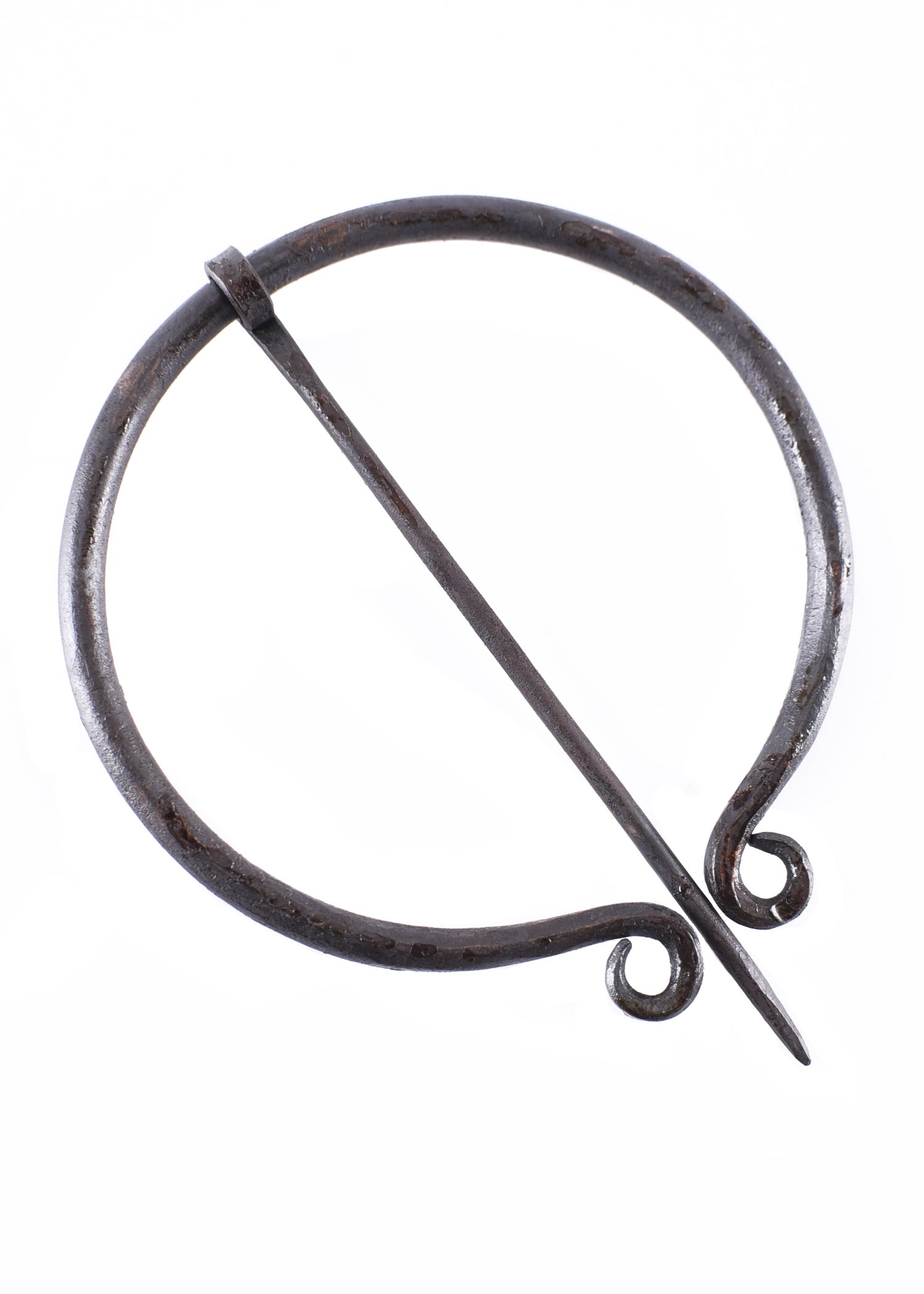 Imagen única de: Broche De Anillo, Redondo, Simplemente Enrollado, Forjado A Mano.