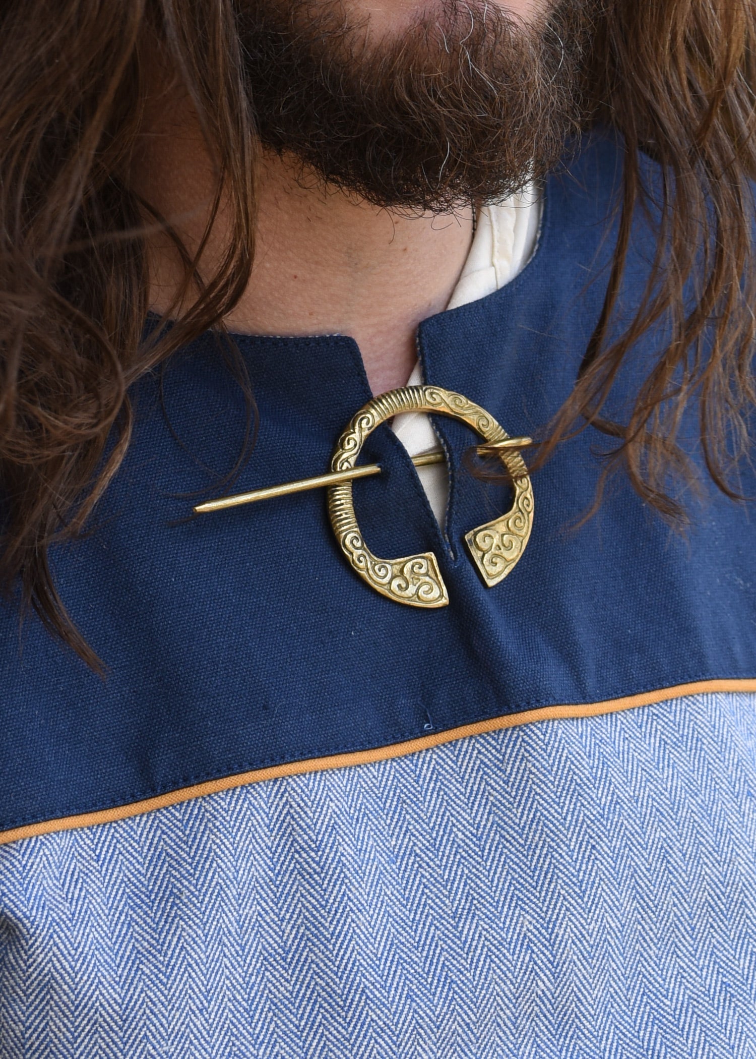 Imagen única de: Broche Anillo Celta De Latón