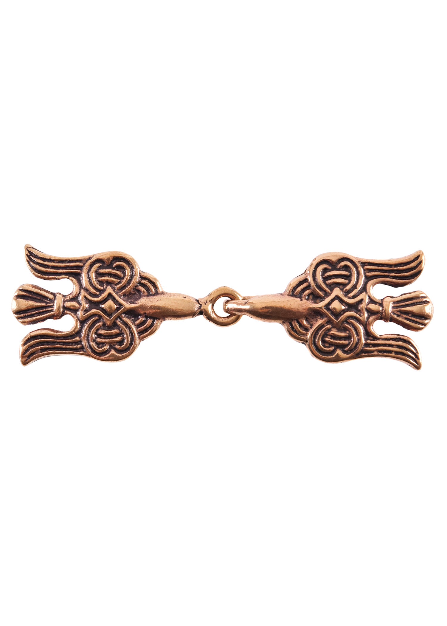 Imagen única de: Broche De Túnica De Bronce, Hugin & Munin
