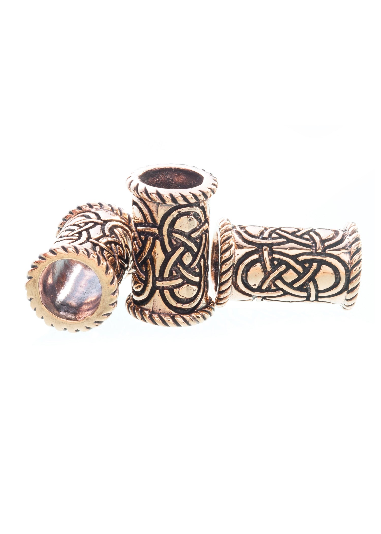 Imagen única de: Cuenta Larga De Barba Celta Y Cuenta Rizada De Bronce