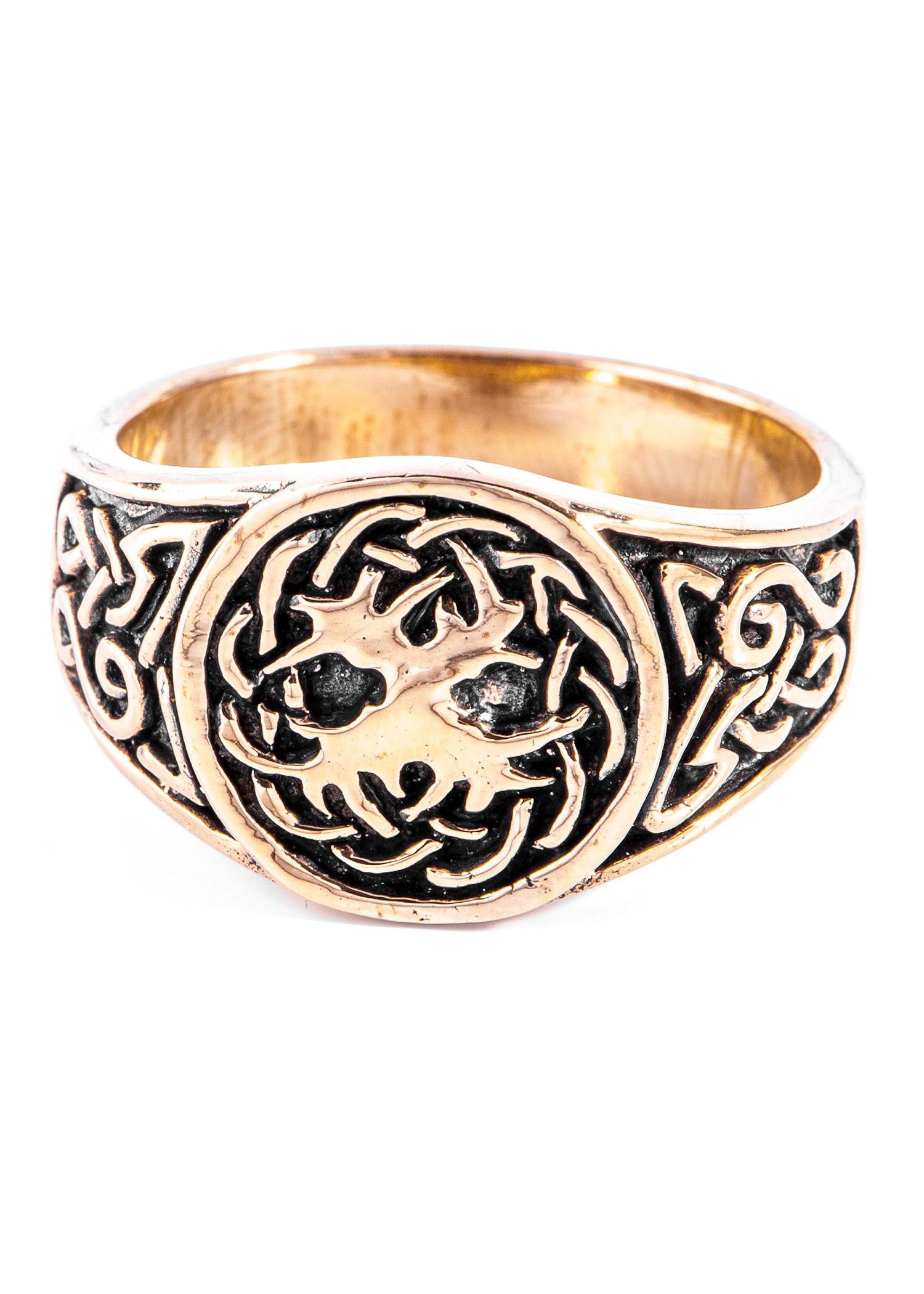 Imagen única de: Anillo Celta De Bronce, Ceniza Mundial Yggdrasil
