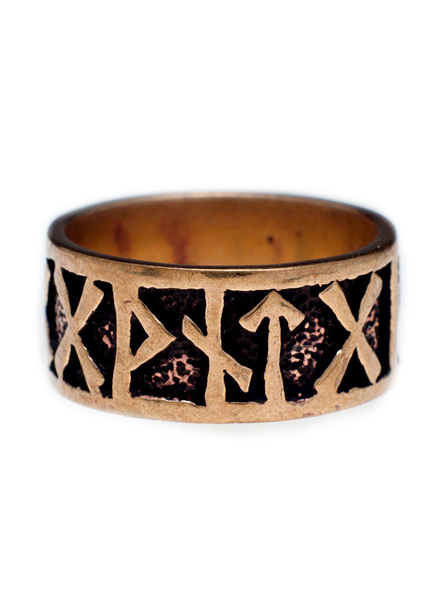 Imagen única de: Anillo De Runas De Bronce
