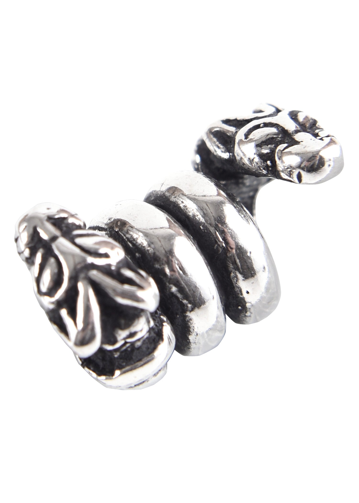 Imagen única de: Joyería De Barba Vikinga / Cuenta De Barba, Lobo De Plata