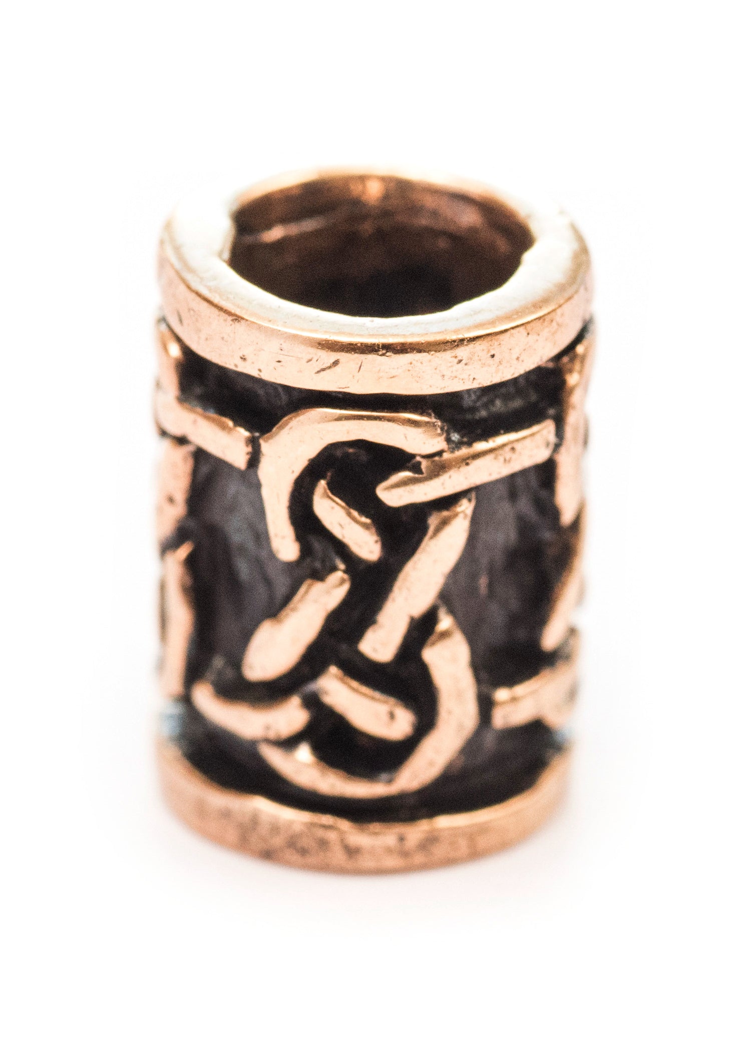 Imagen única de: Cuenta De Barba Celta / Cuenta De Joyería, Nudo Infinito, Bronce