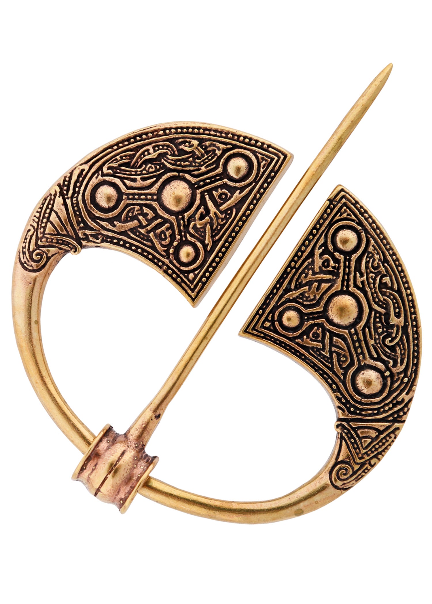 Imagen única de: Broche De Túnica Vikinga Kilkenny De Bronce