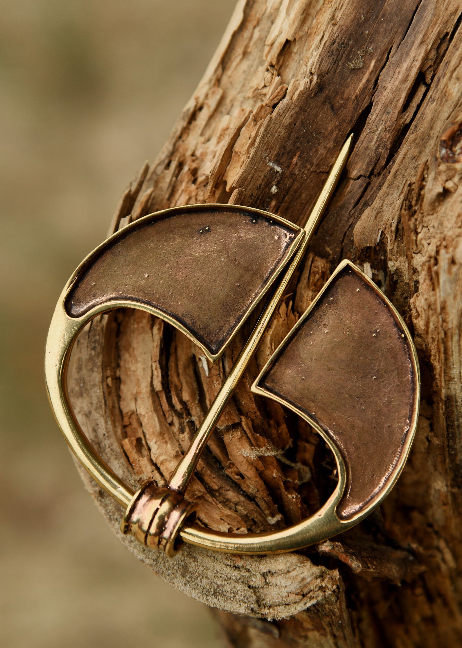 Imagen única de: Broche De Túnica Vikinga Kilkenny De Bronce