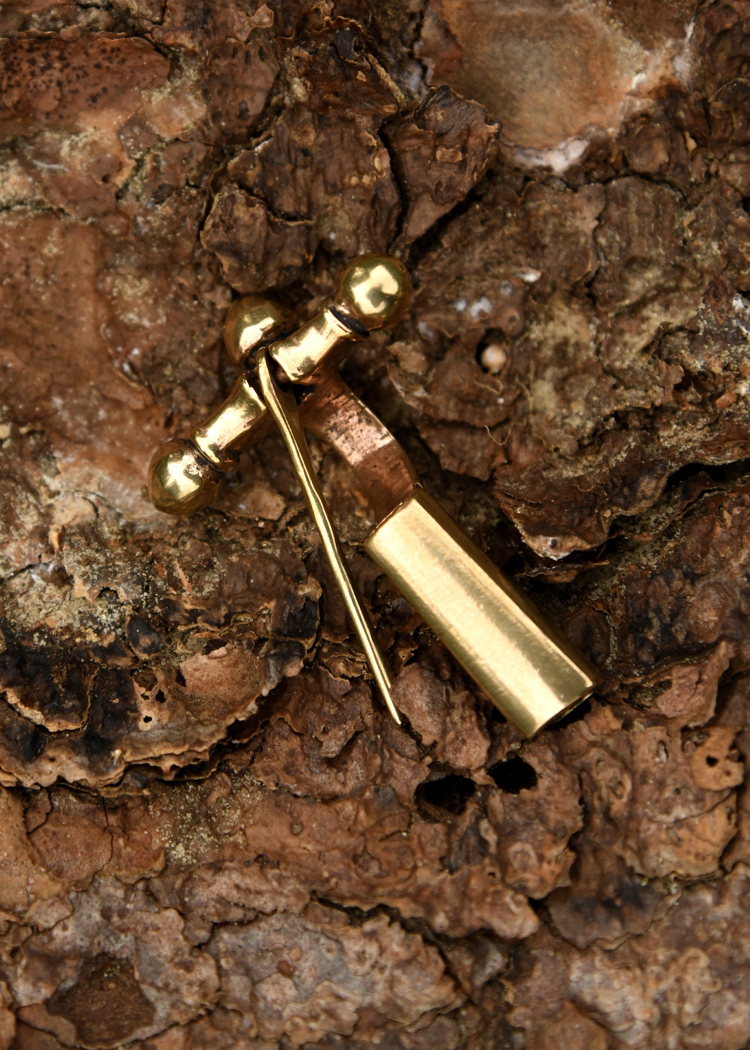 Imagen única de: Broche Con Forma De Cebolla Romana De Bronce