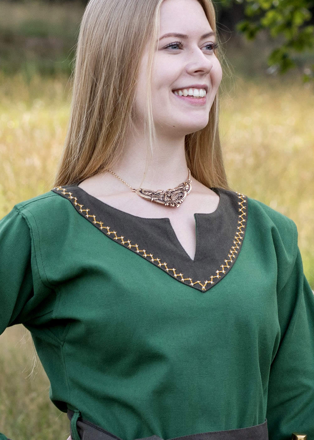 Imagen única de: Collar Mundos Celtas, Fabricado En Bronce.