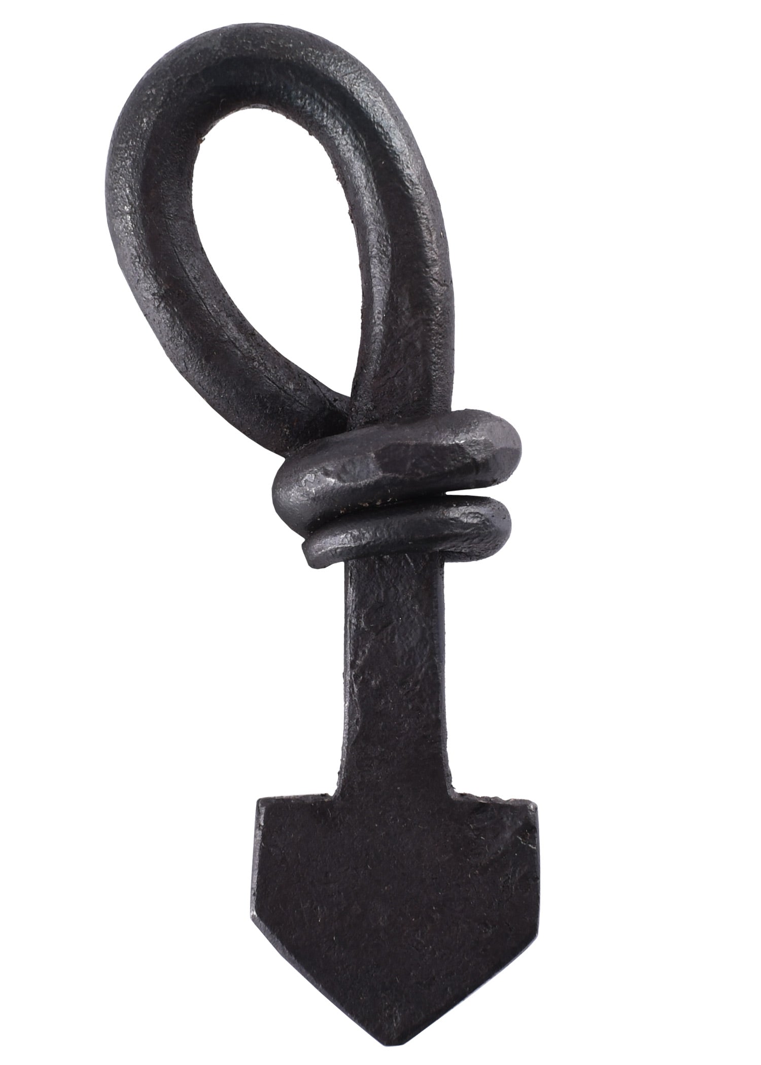 Imagen única de: Martillo De Thor De Hierro, Puntiagudo, Forjado A Mano.