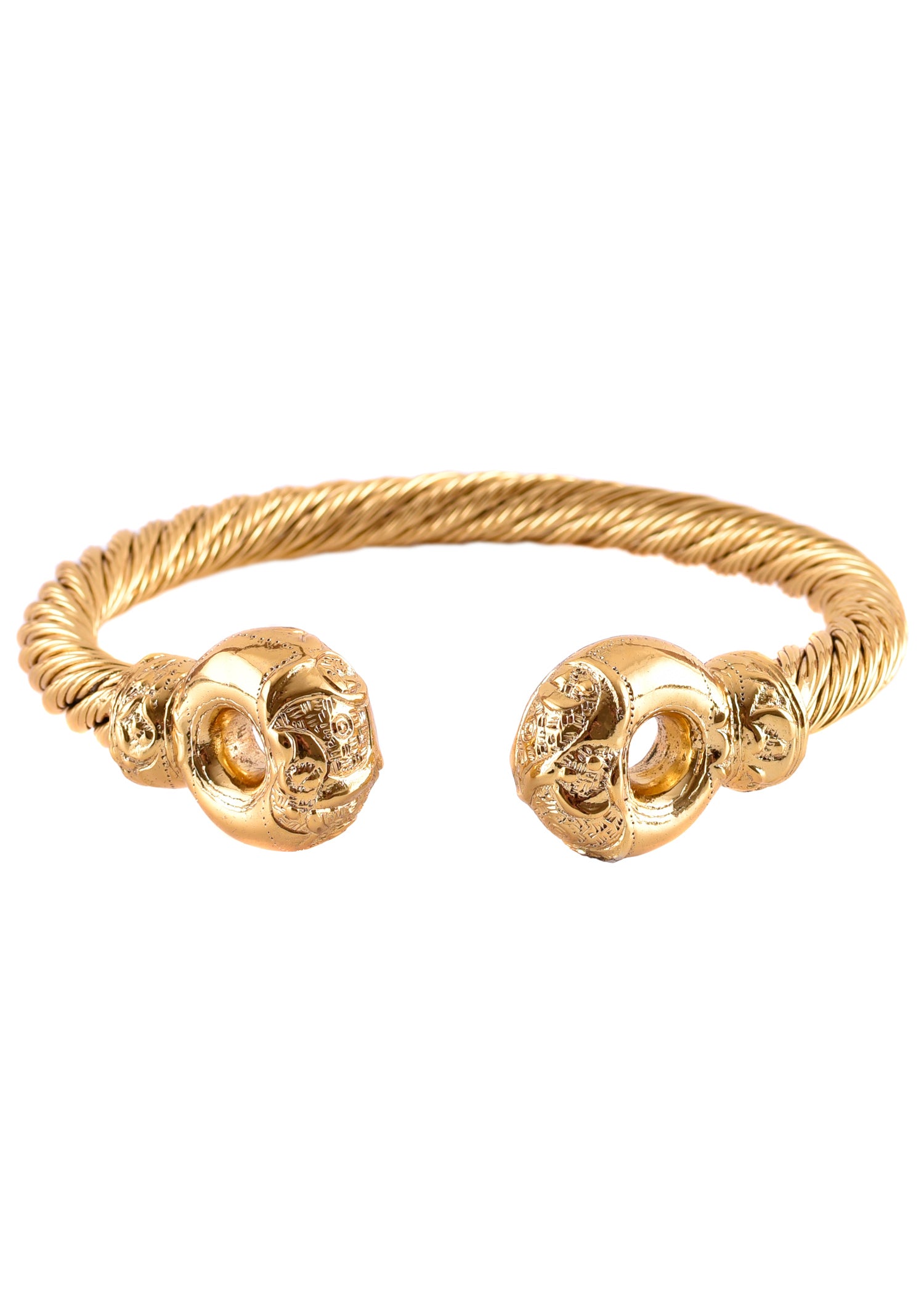 Imagen única de: Large Torque De Snettisham - Réplica De Latón Bañado En Oro