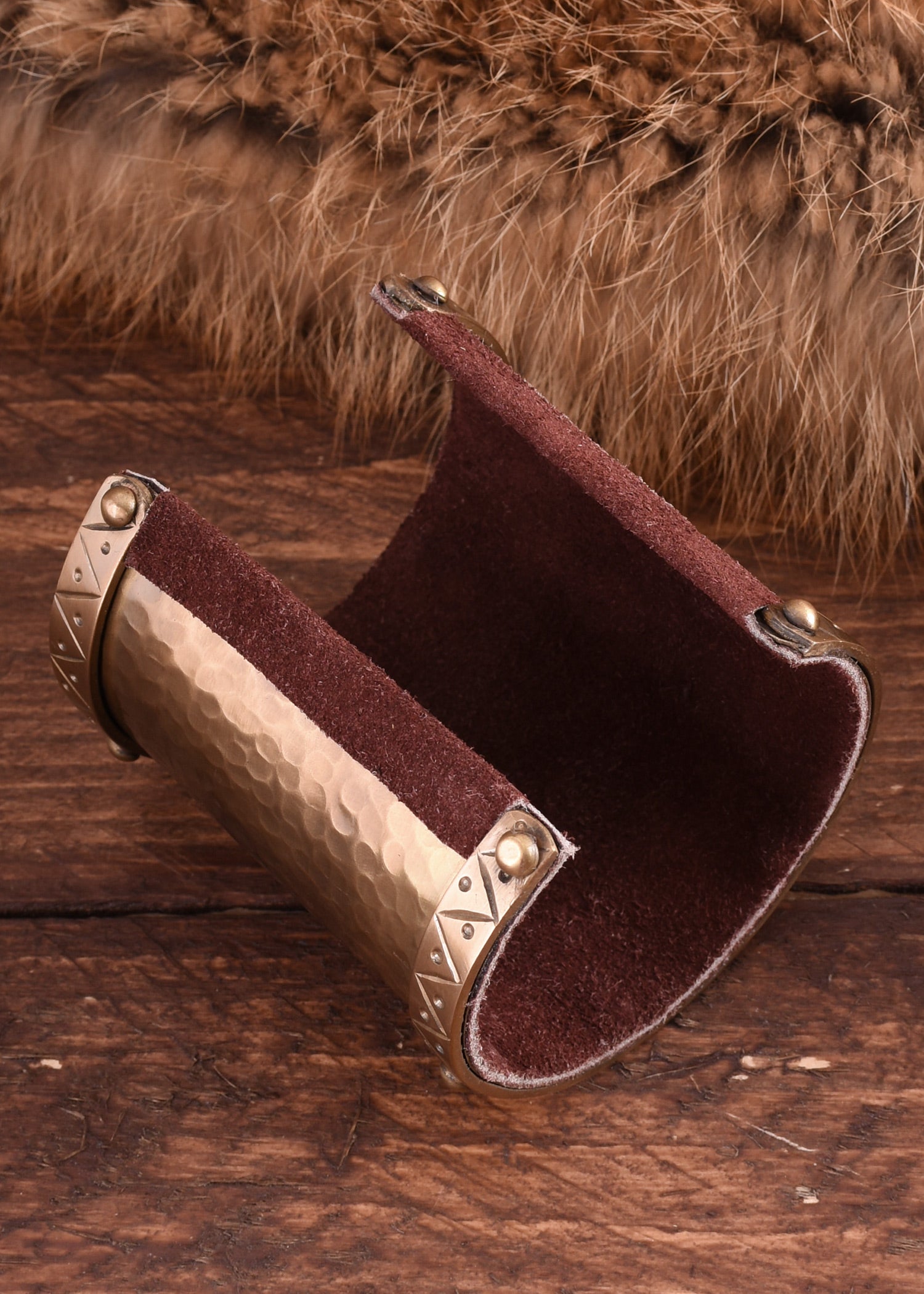 Imagen única de: Brazalete Ancho De Latón