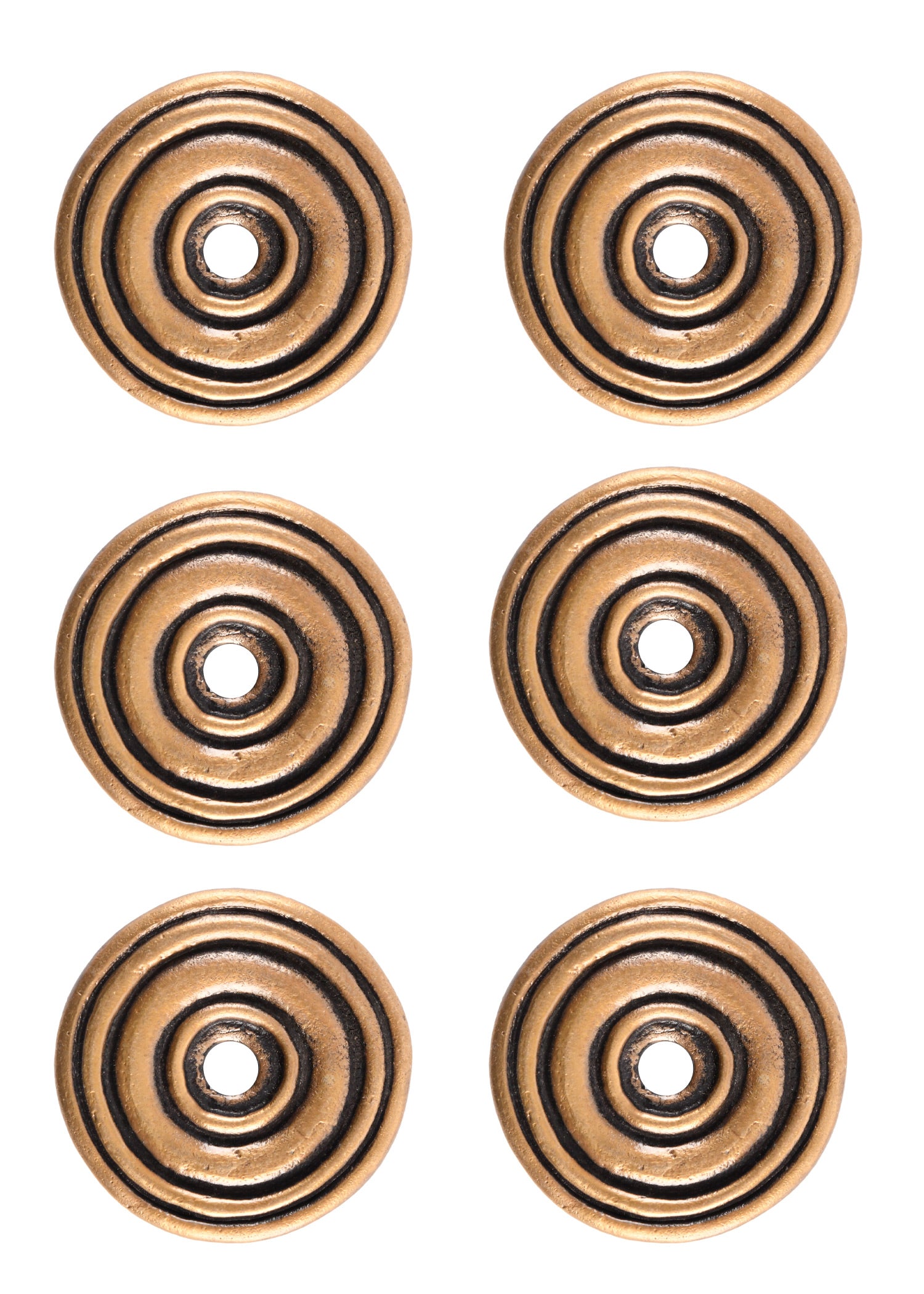 Imagen única de: Accesorio De Disco De Latón Pequeño Para Proyectos De Bricolaje (Paquete De 6)